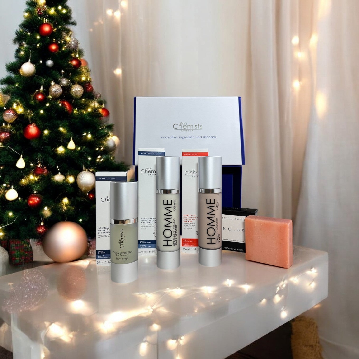 skinChemists Men's Anti-Ageing Night Christmas Gift Set - skinChemists