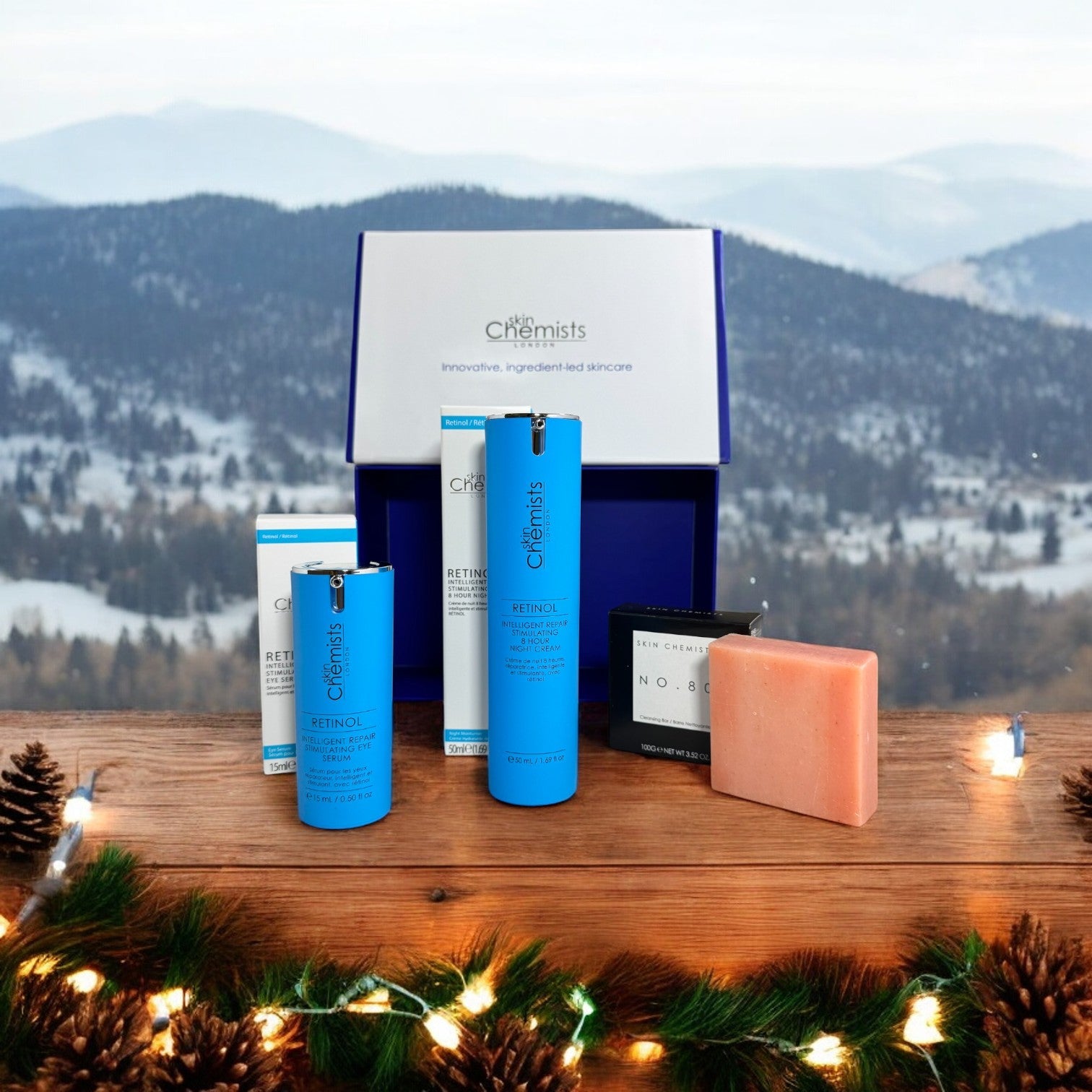 skinChemists Retinol Night Anti-Ageing Christmas Gift Set - skinChemists