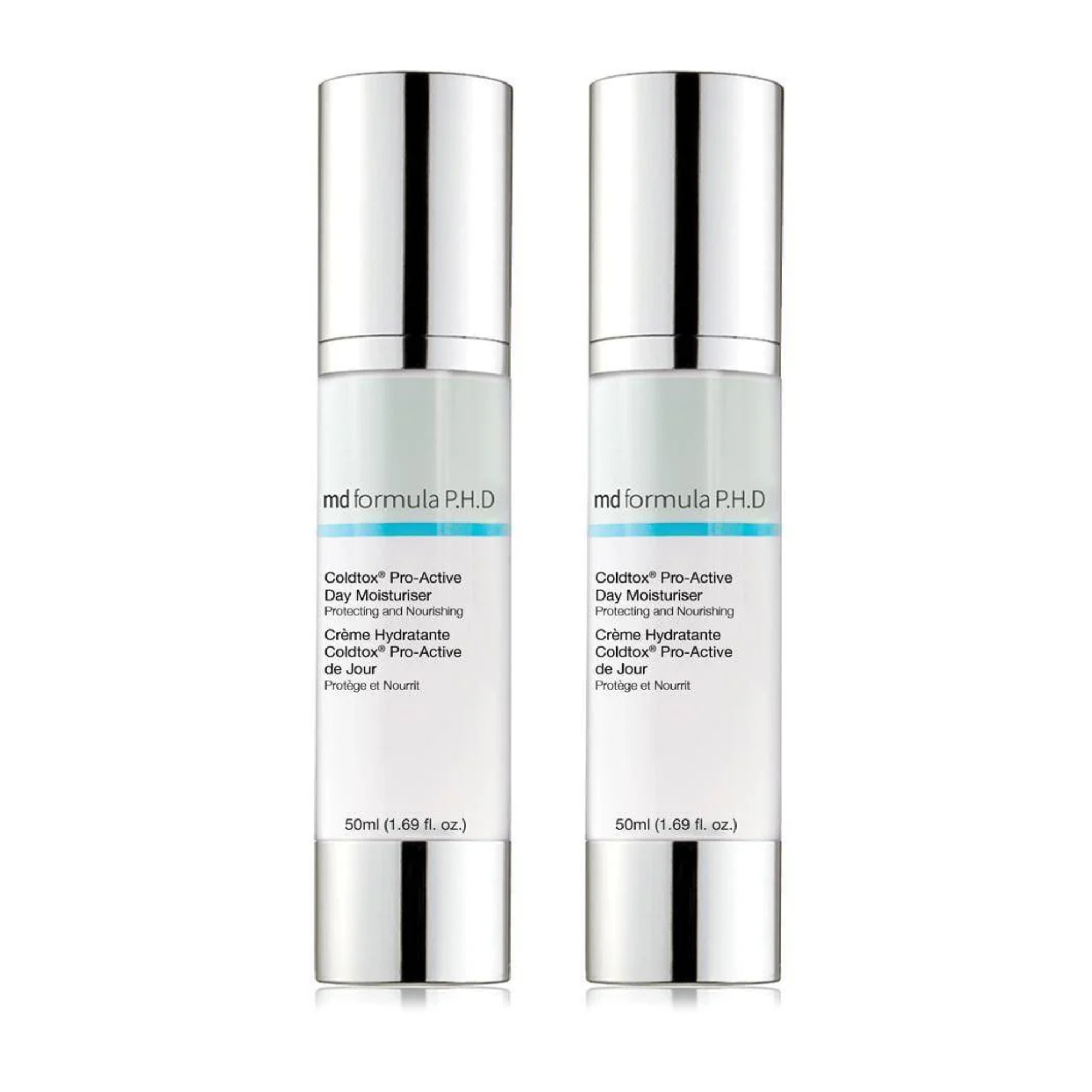 MD Formula Coldtox Pro-Active Day Moisturiser 50ml Twin Value Savings Pack