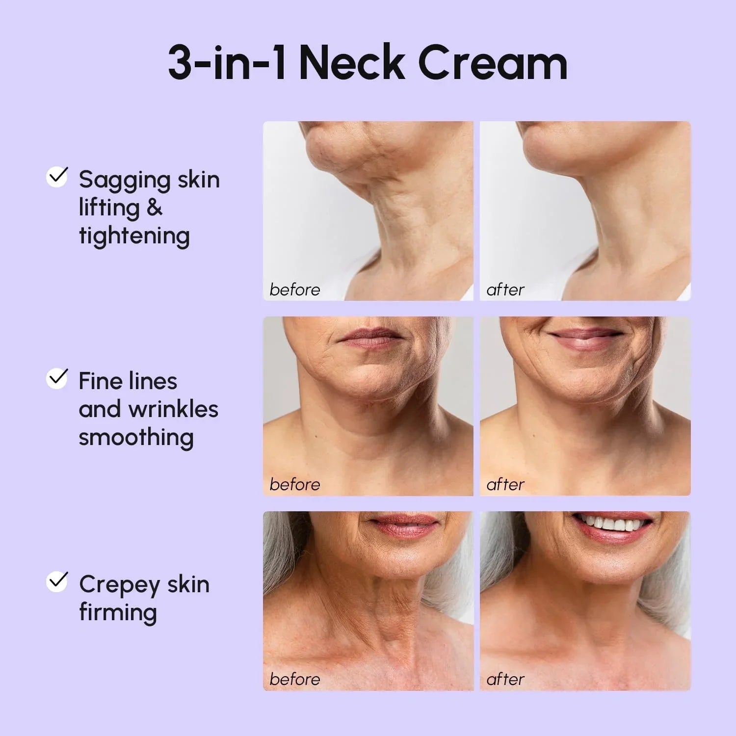 Pro-Retinol Neck Lifting Cream Massager