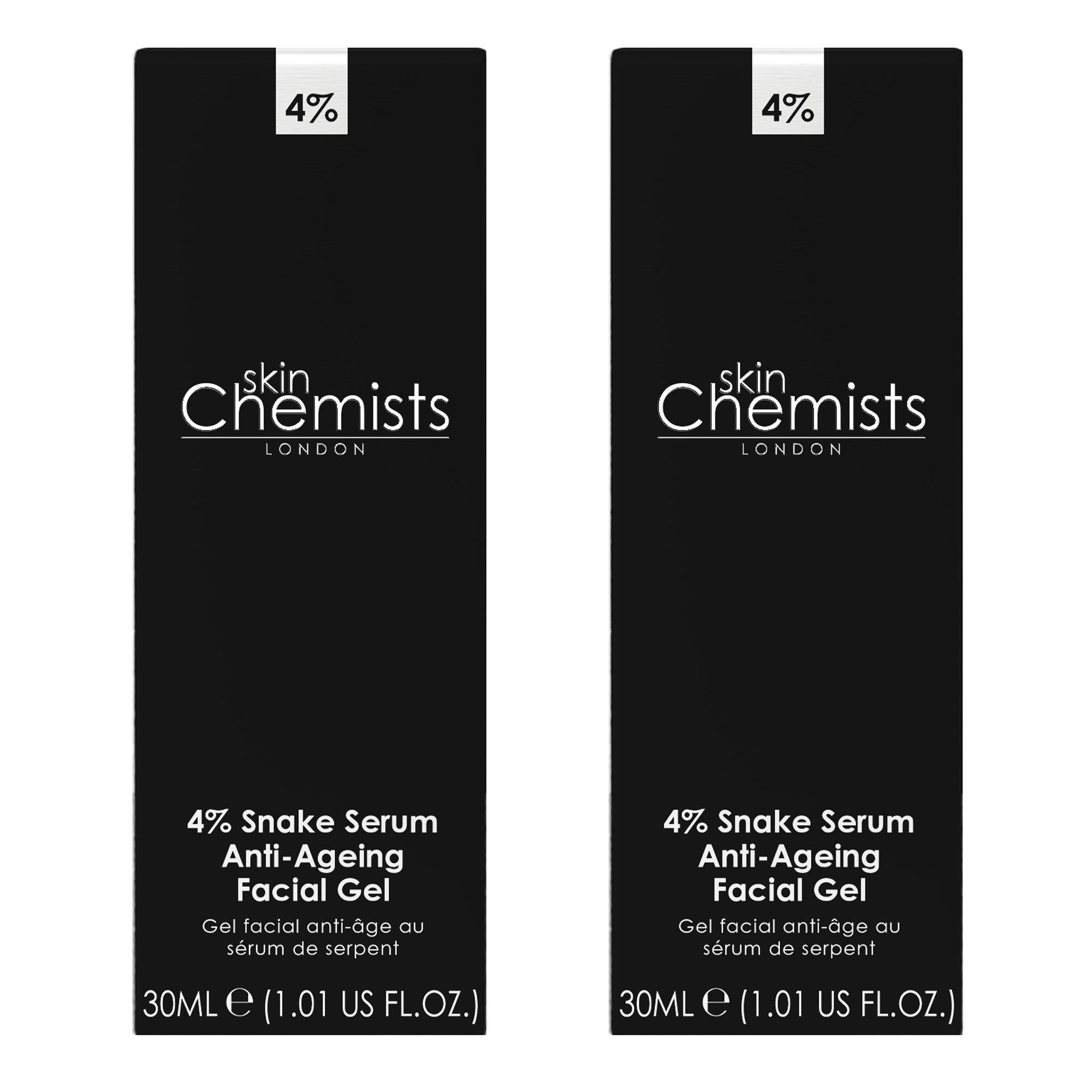 Snake Serum Anti-Ageing Facial Gel 30ml 2-Pack carton