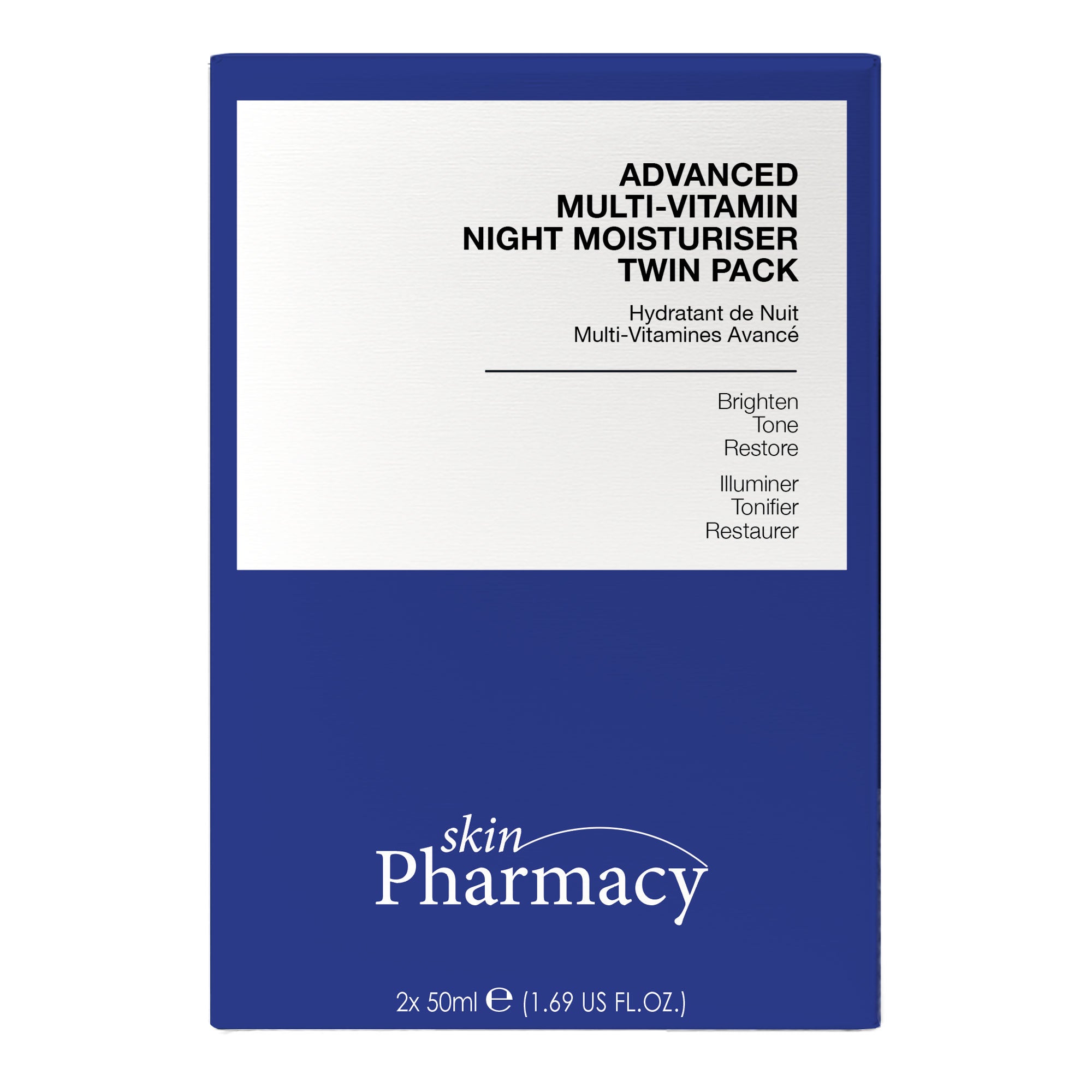 Advanced Multi-Vitamin Night Moisturiser 50ml | 2-Pack