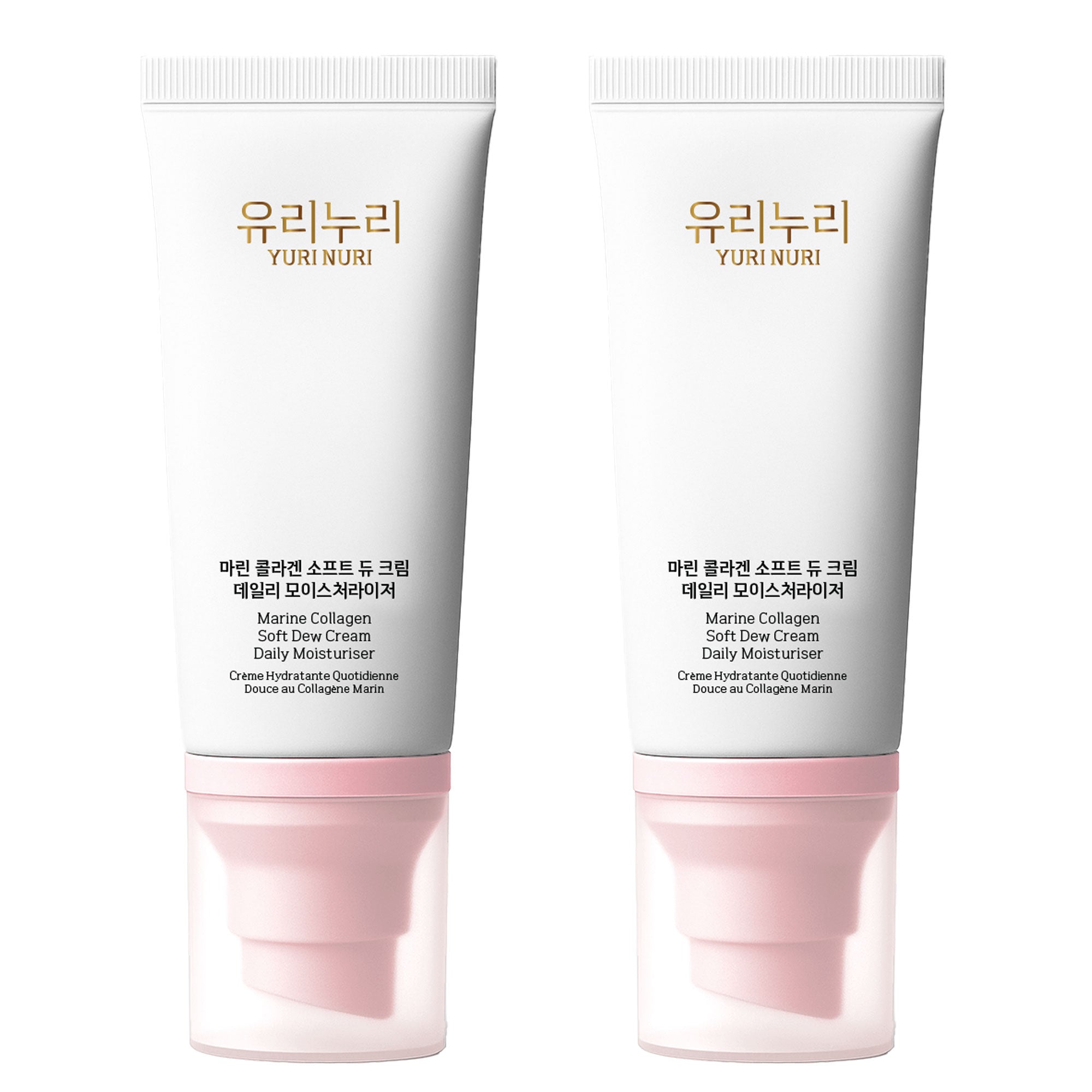 Yuri Nuri Marine Collagen Soft Dew Cream Daily Moisturiser 60ml | 2-Pack