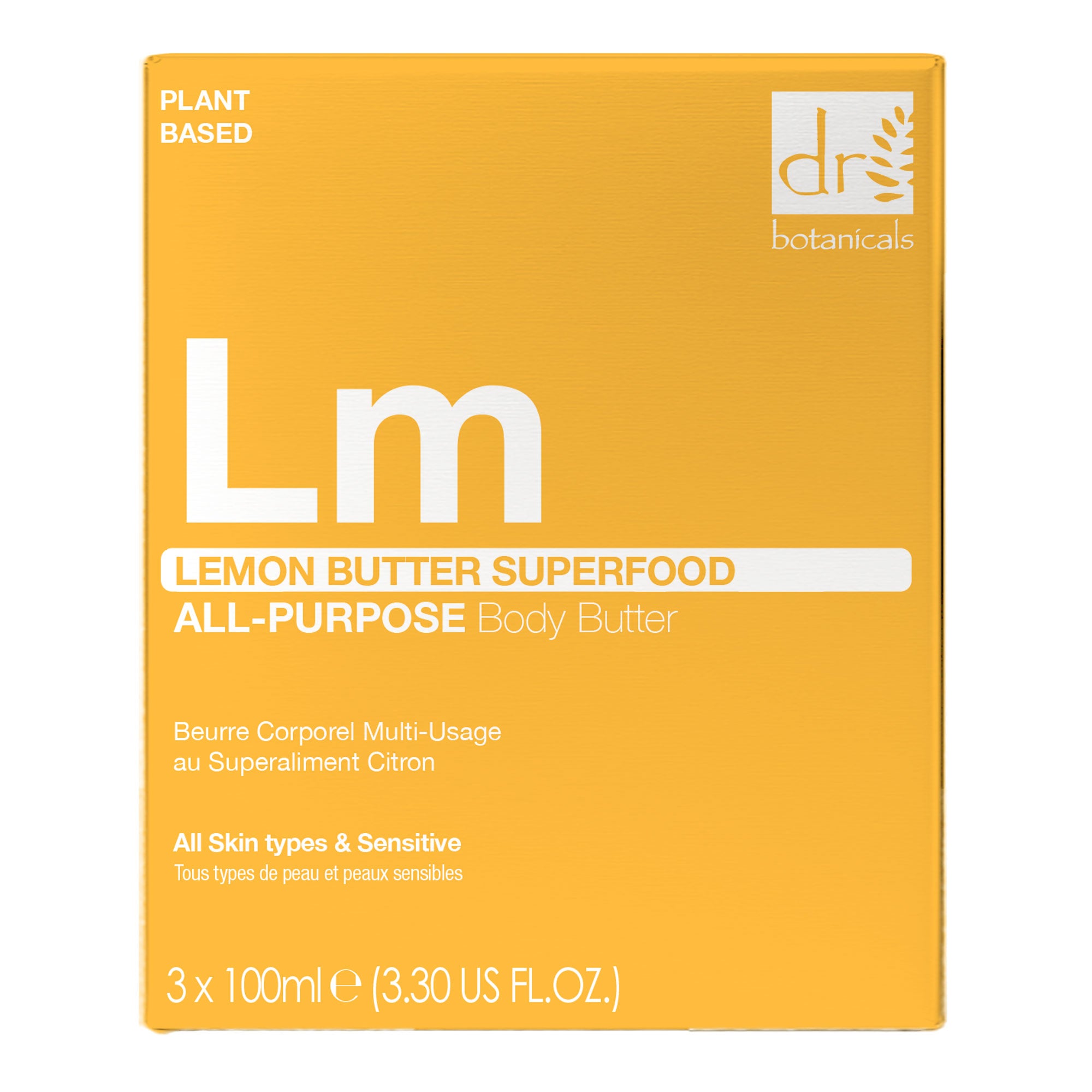 Lemon Superfood All-Purpose Body Butter 100ml | 3-Pack