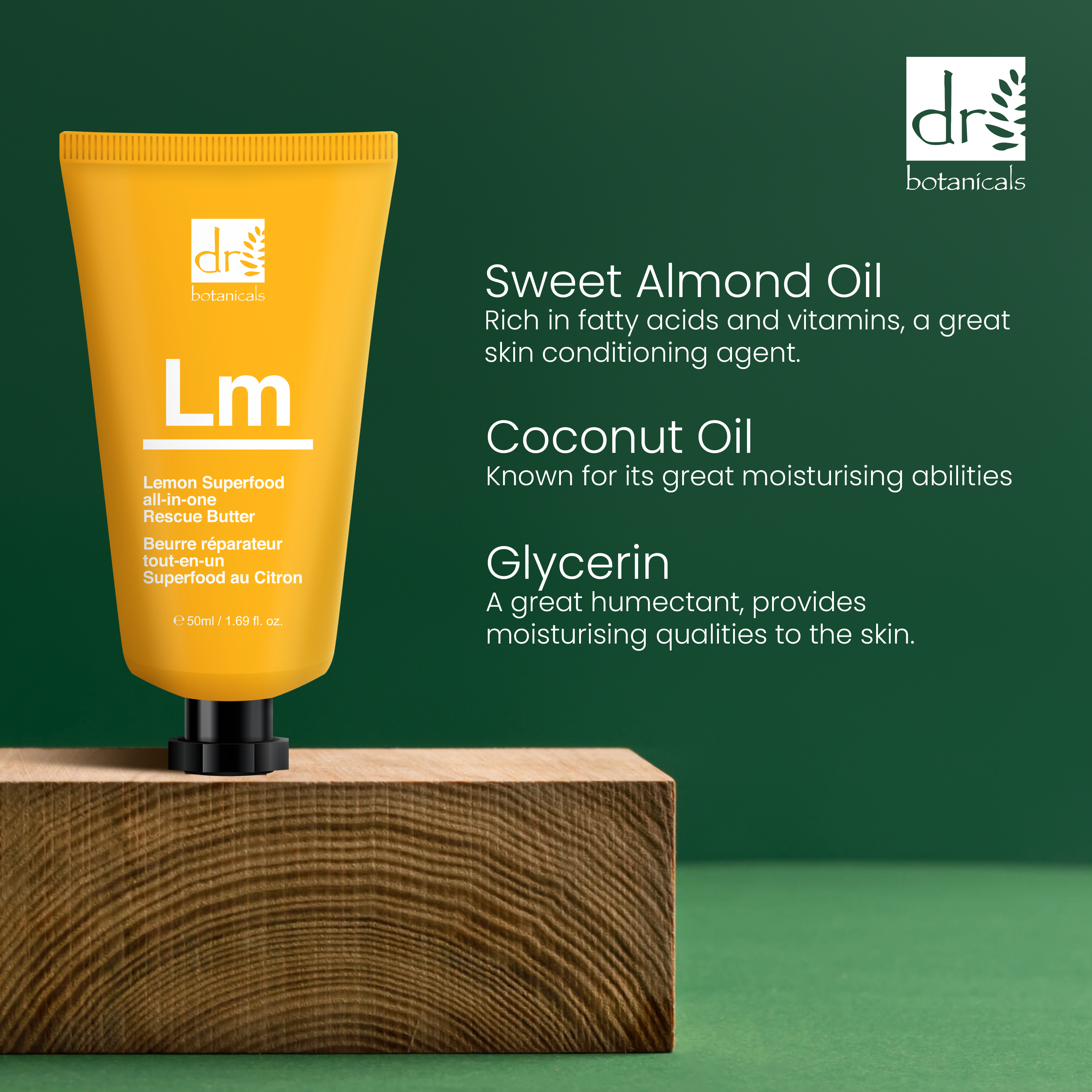 Lemon Superfood all-in-one Rescue Butter UNCARTONED 50ml - skinChemists