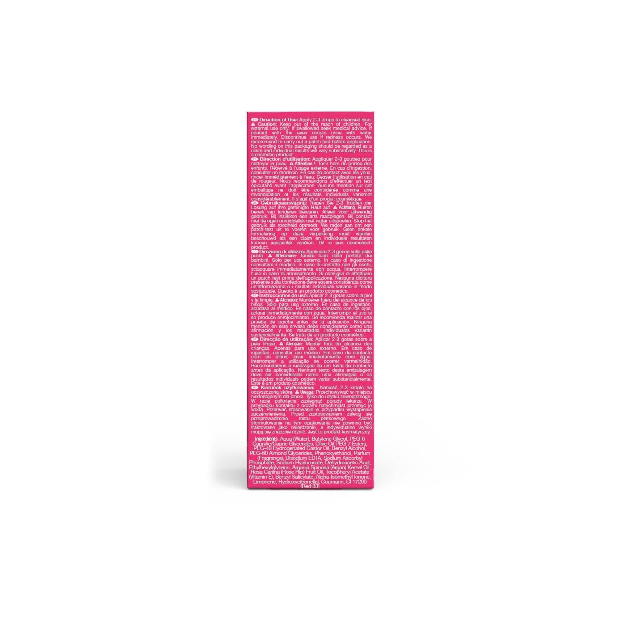 Moroccan Rose Facial Oil with Hyaluronic Acid & Vitamin C