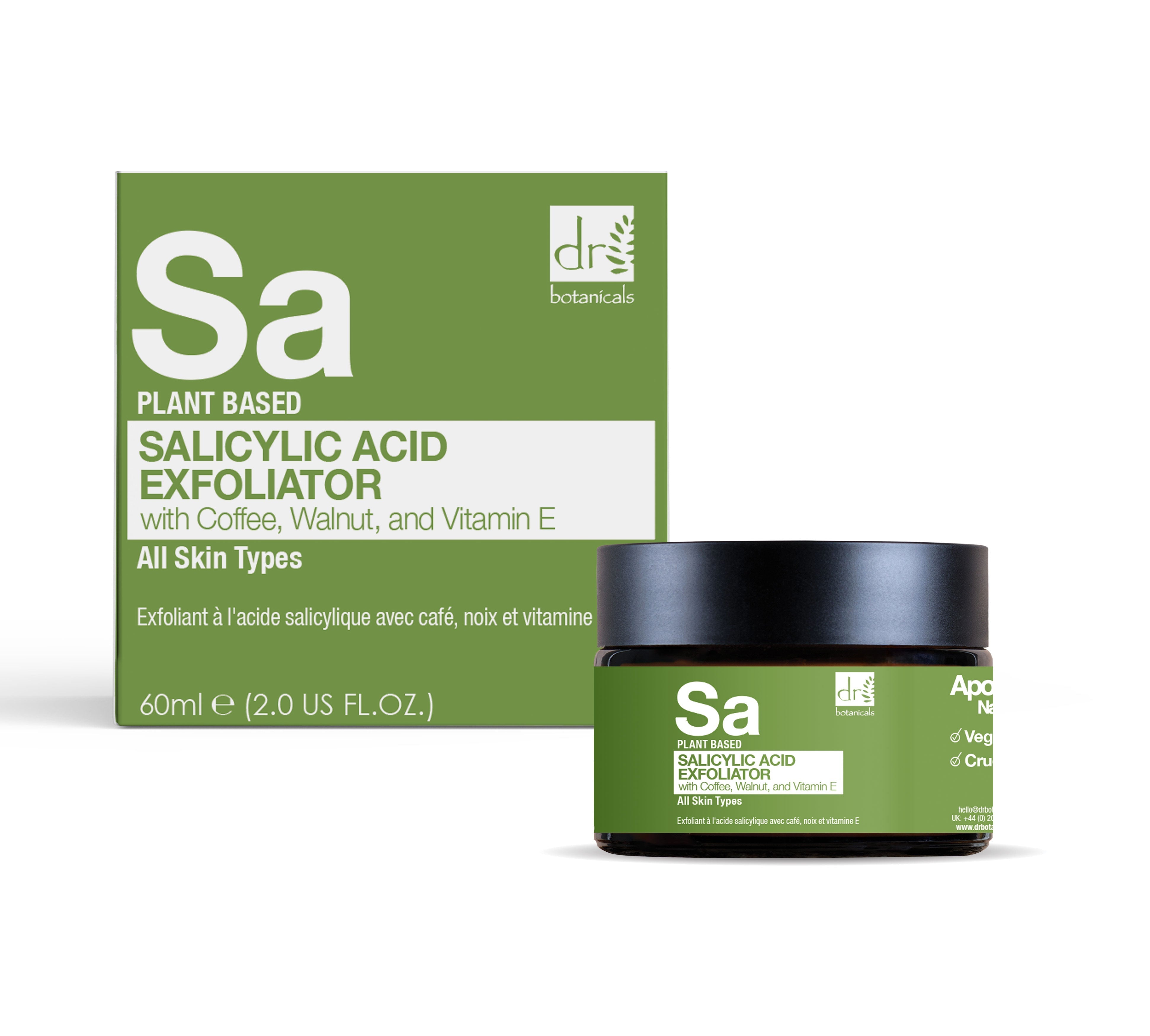 Salicylic Acid Exfoliator with Coffee, Walnut & Vitamin E 60ml - skinChemists