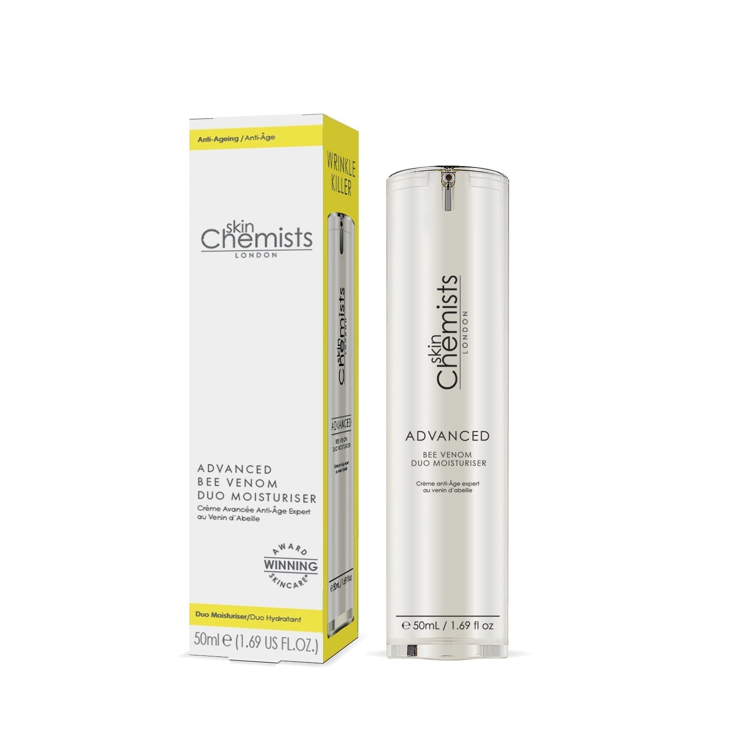 skinChemists Advanced Bee Venom Duo Moisturiser 50ml Twin Value Savings Pack
