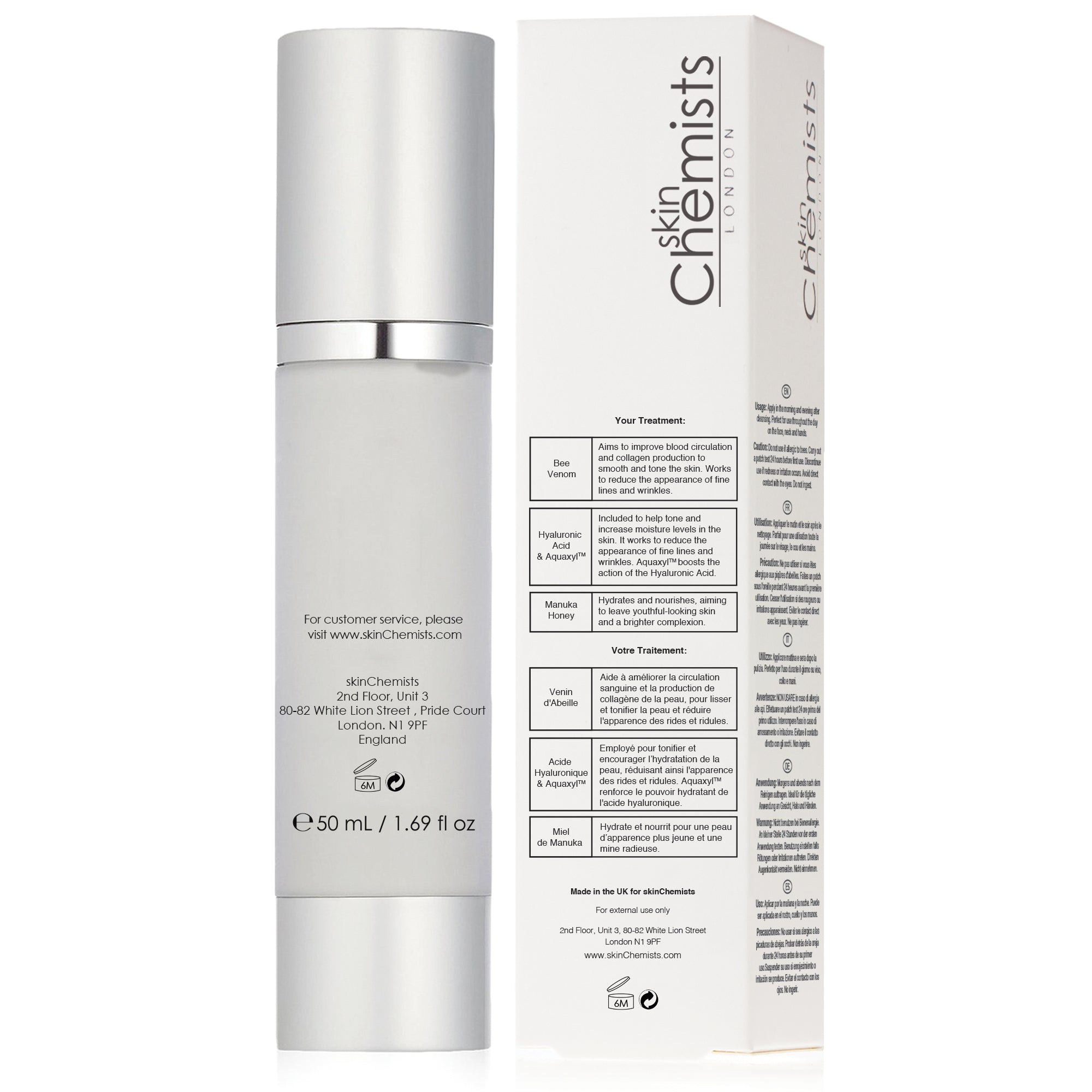 Bee Venom Duo Moisturiser 50ml - skinChemists