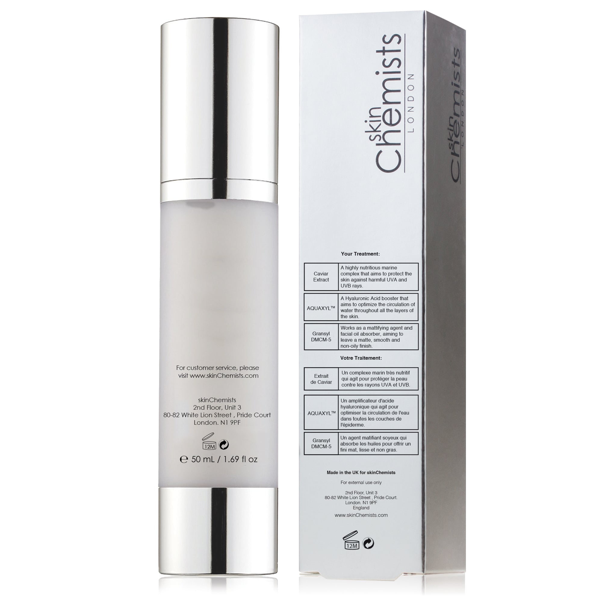 Wild Caviar Facial Moisturiser Platinum 50ml - skinChemists