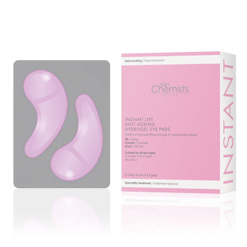 "INSTANT LIFT ANTI-AGEING HYDROGEL EYE PADS + Gen Y Daily Moisturising Lotion + Perfecting Night Souffle "