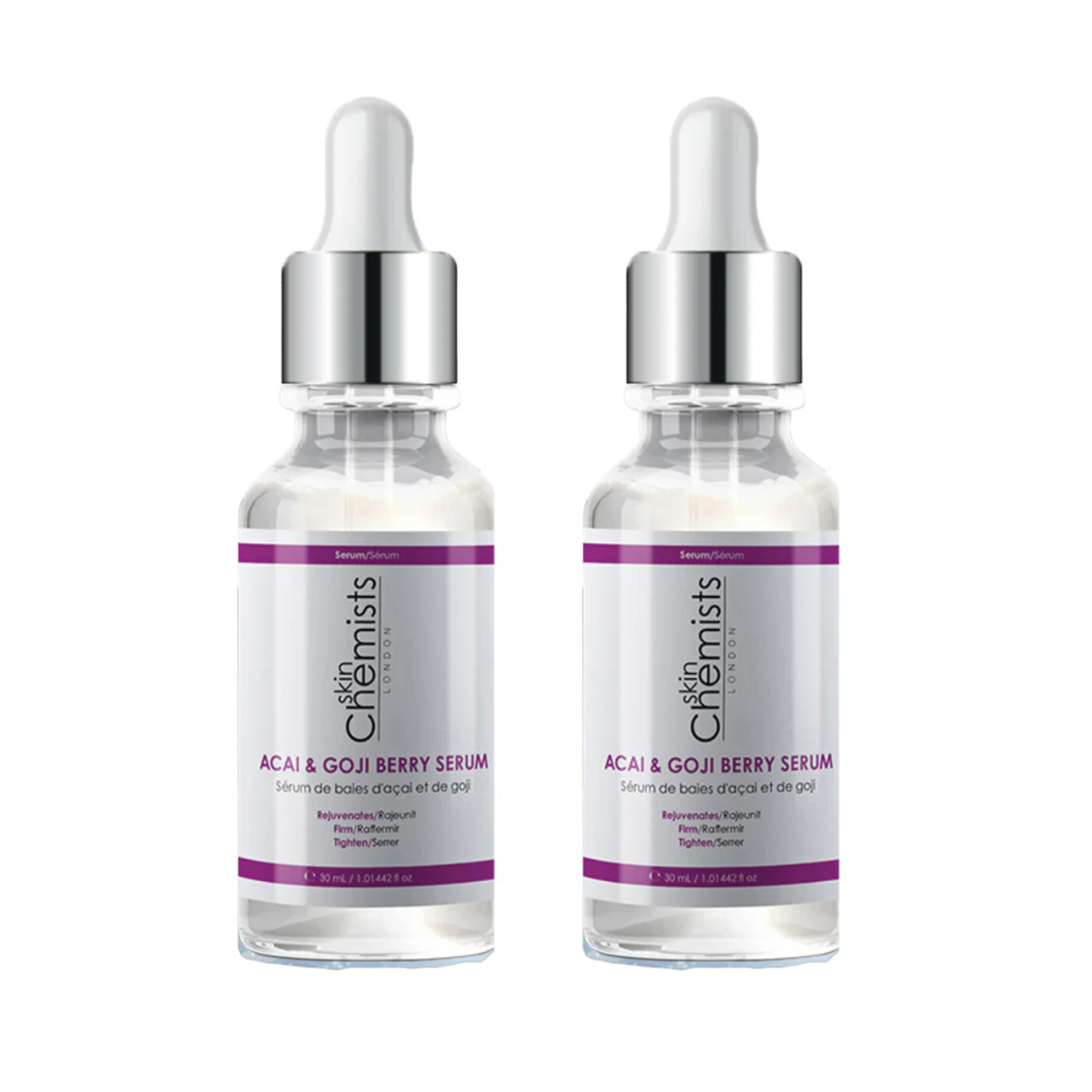 skinChemists Acai & Goji Berry Serum 30ml Twin Value Savings Pack - skinChemists