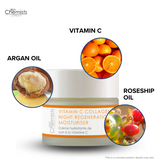 skinChemists Advanced Vitamin C Collagen Night Regeneration Moisturiser 50ml