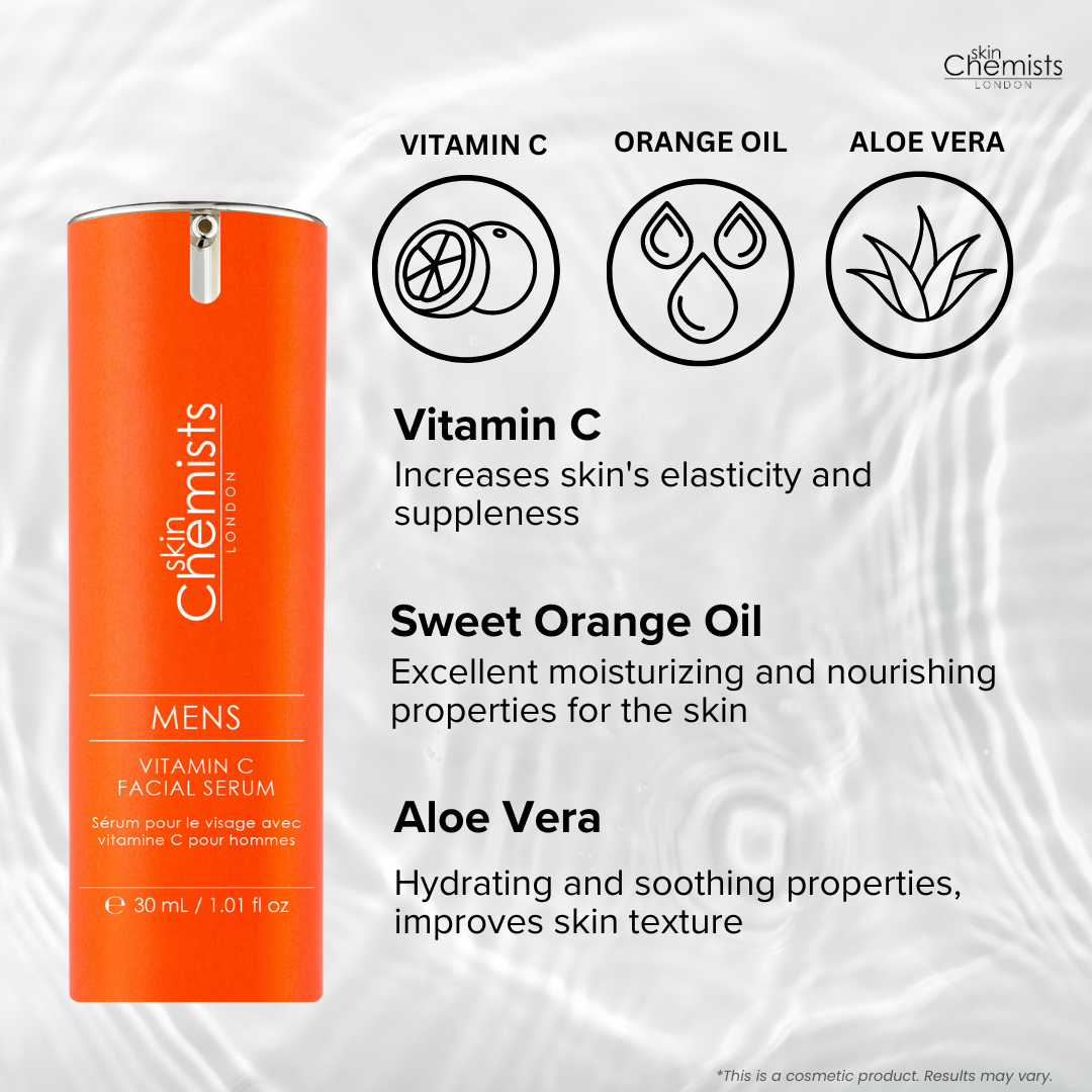 Men's Vitamin C Facial Serum 30ml - skinChemists