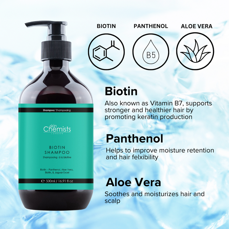 skinChemists Biotin Hair Growth Shampoo 500ml