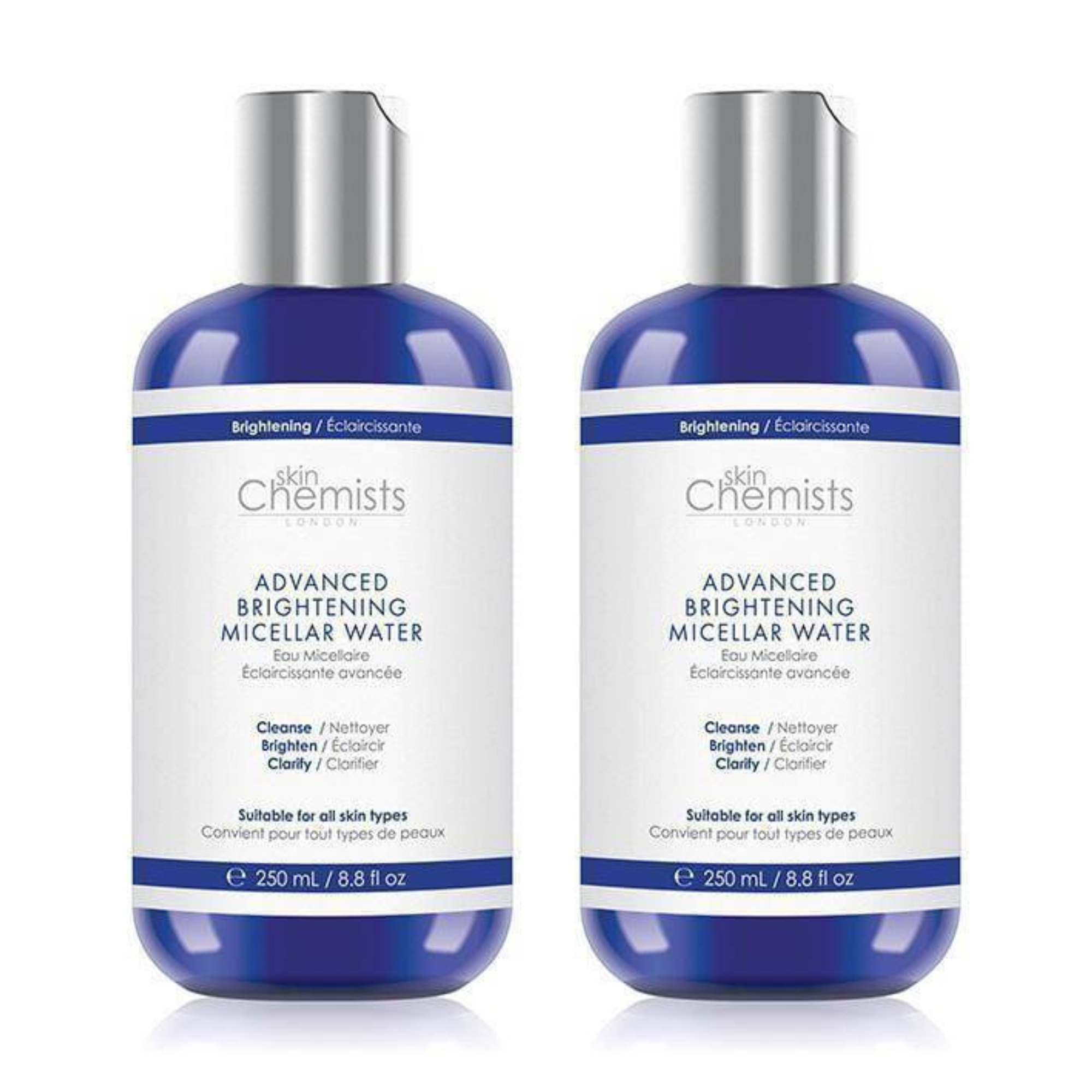 skinChemists Advanced Brightening Marine Micellar Water 250ml Twin Savings Pack
