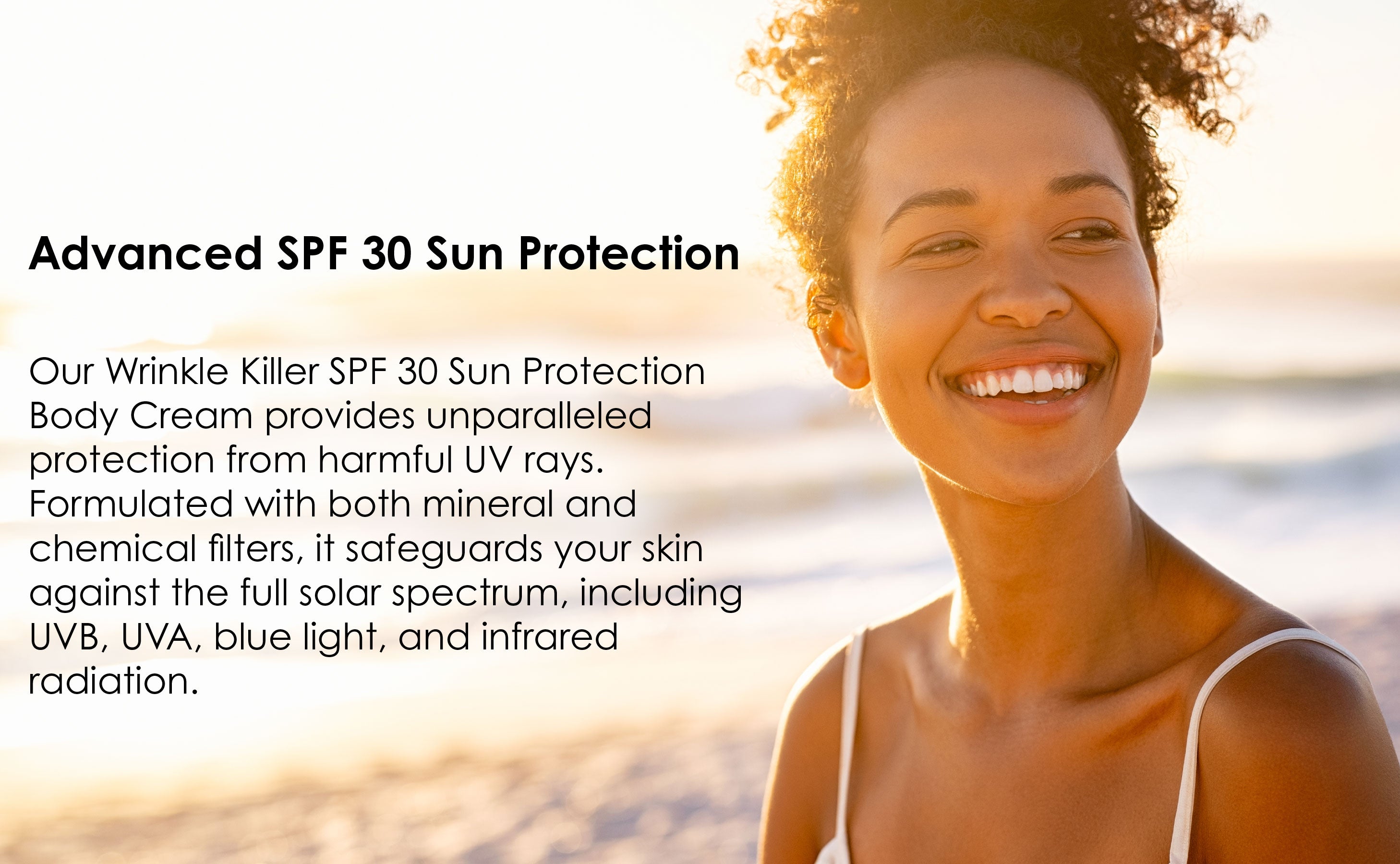 Wrinkle Killer Sun Protection Body Cream SPF 50 200ml - skinChemists