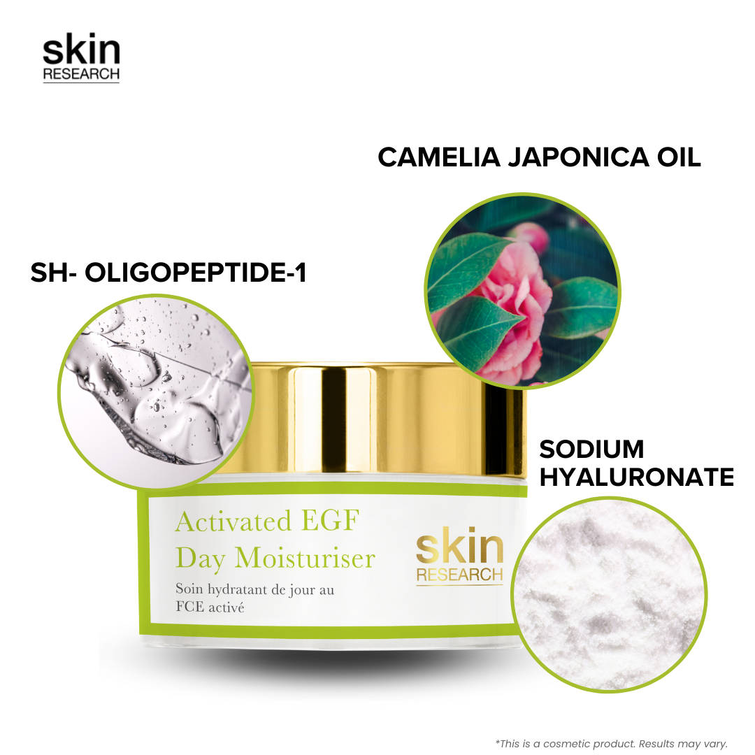 K2 Activated EGF day moisturiser + Activated EGF night moisturiser