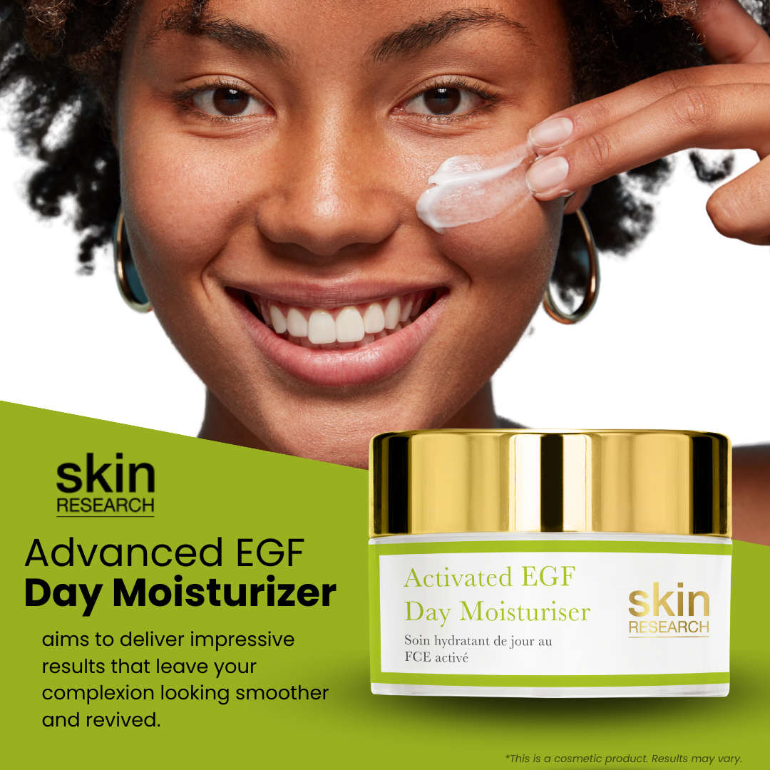 K2 Activated EGF day moisturiser + Activated EGF night moisturiser
