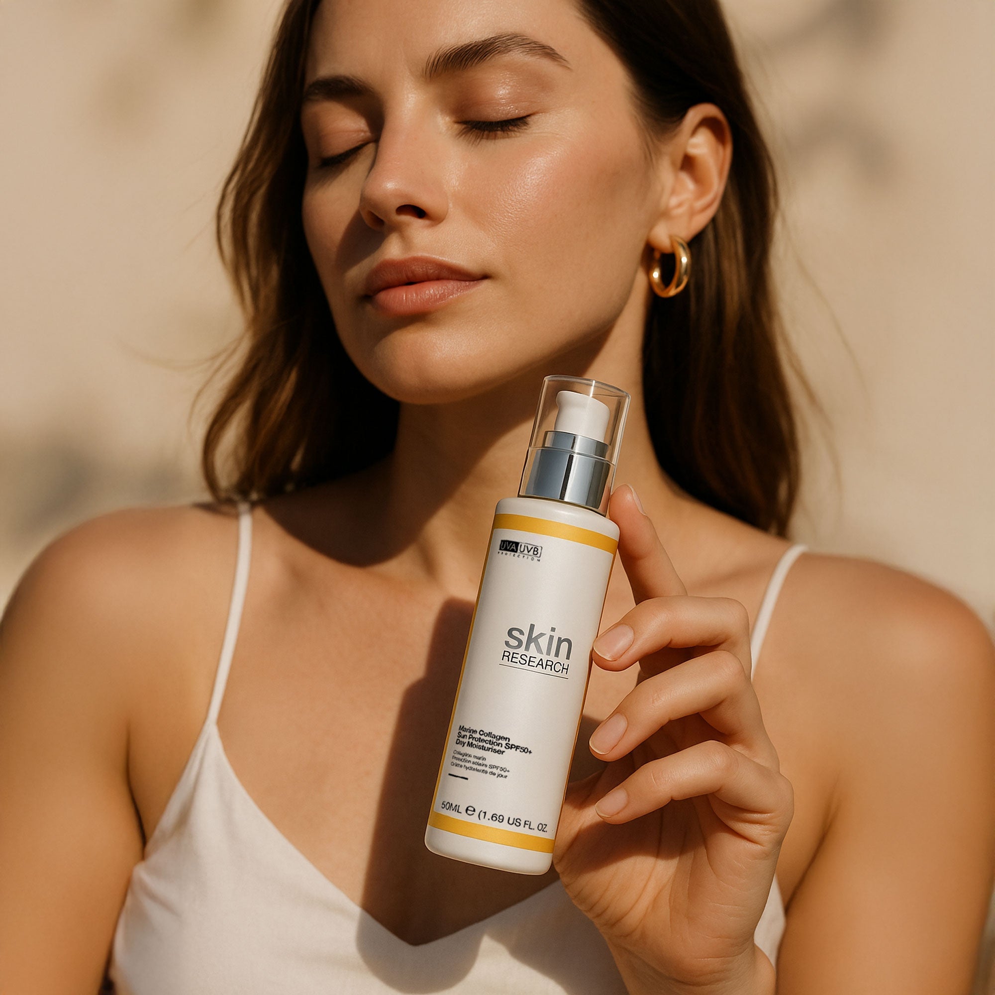 Skin Research Sun Protection SPF 50 Day Moisturiser 50ml - skinChemists