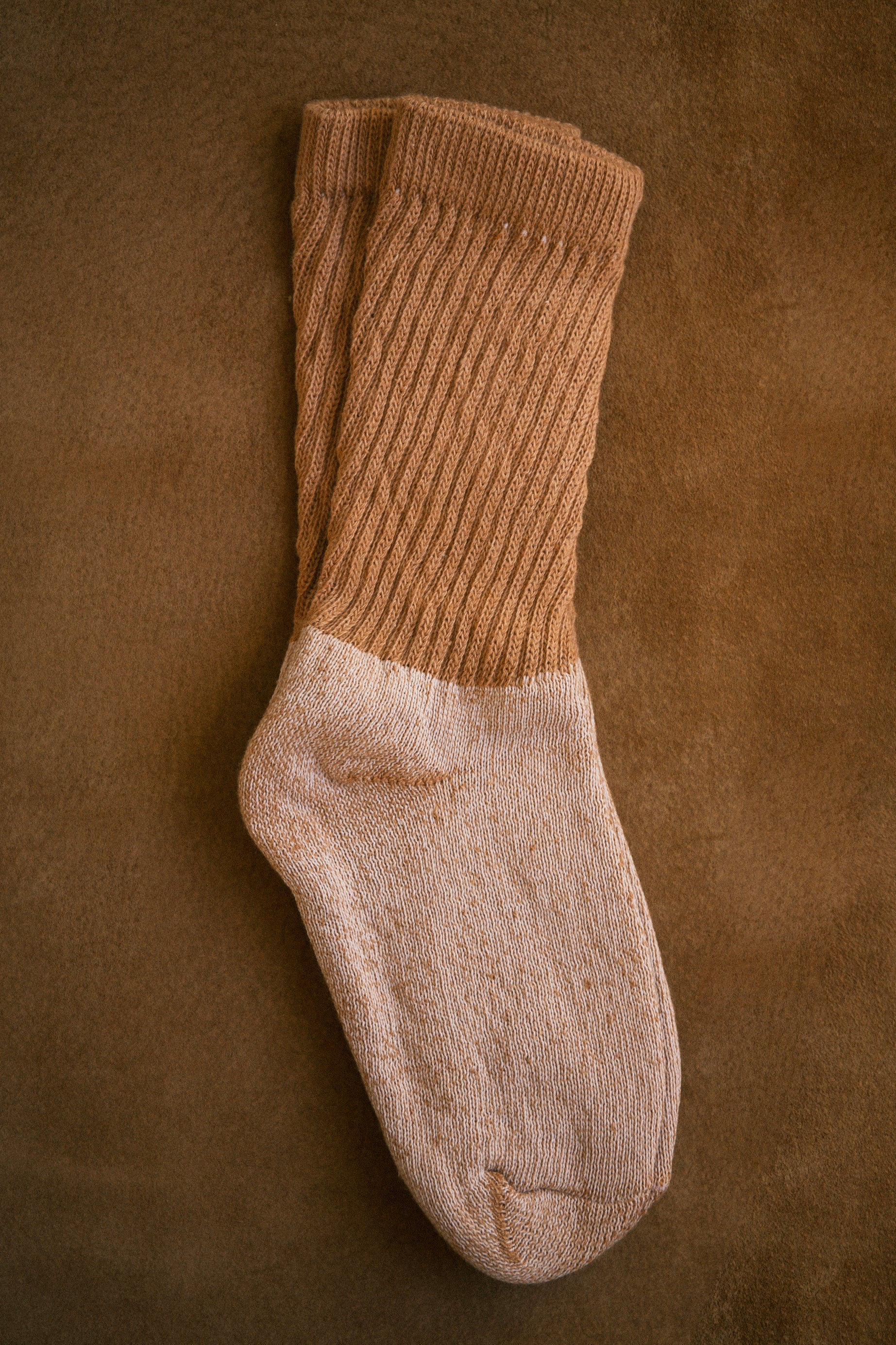 Organic Cotton Socks in Buffalo Brown 3-pack