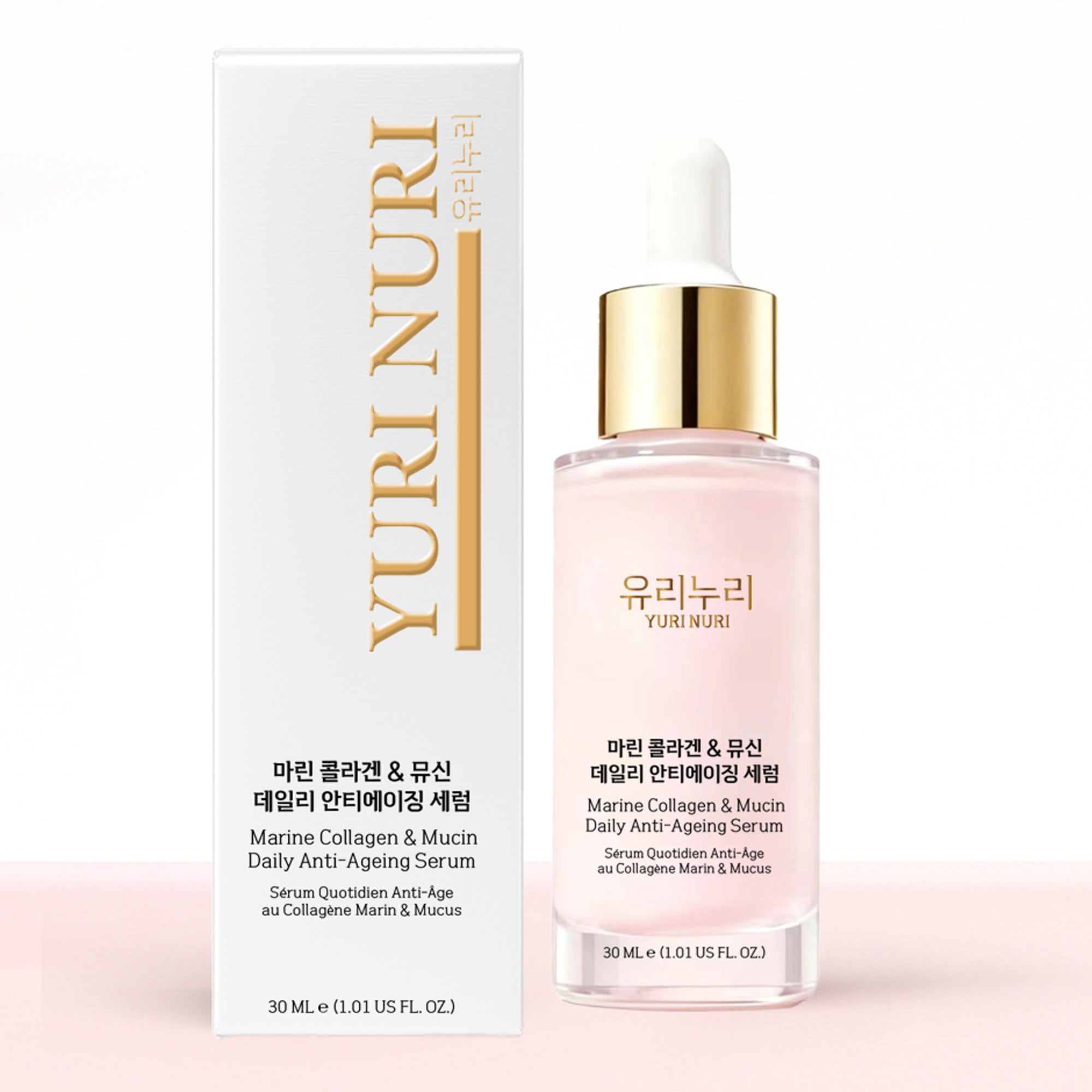 Yuri Nuri 유리누리 Anti-Ageing Mucin Glow Essence 30ml