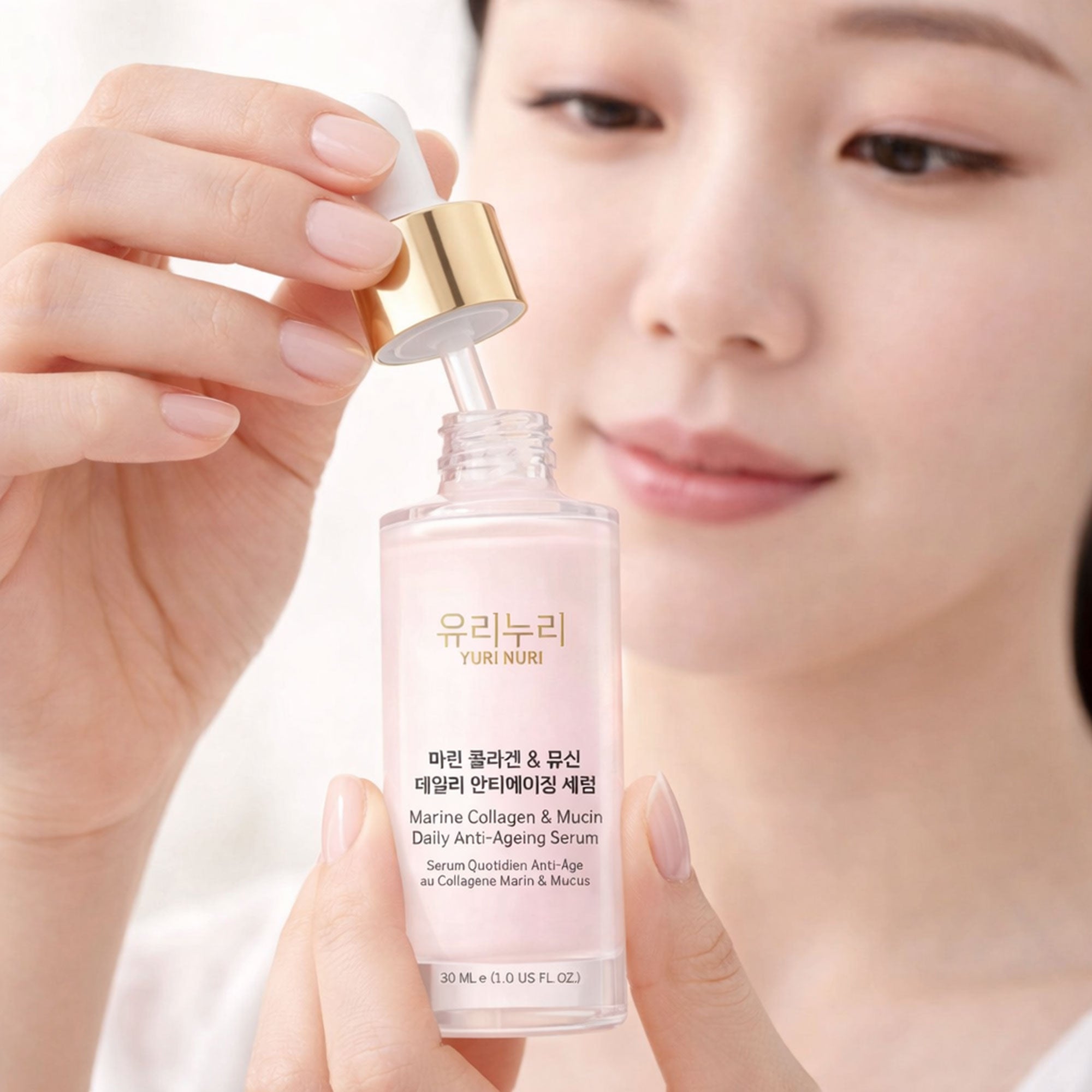 Yuri Nuri Marine Collagen & Mucin Daily Anti-Ageing Serum 30ml | 2-Pack