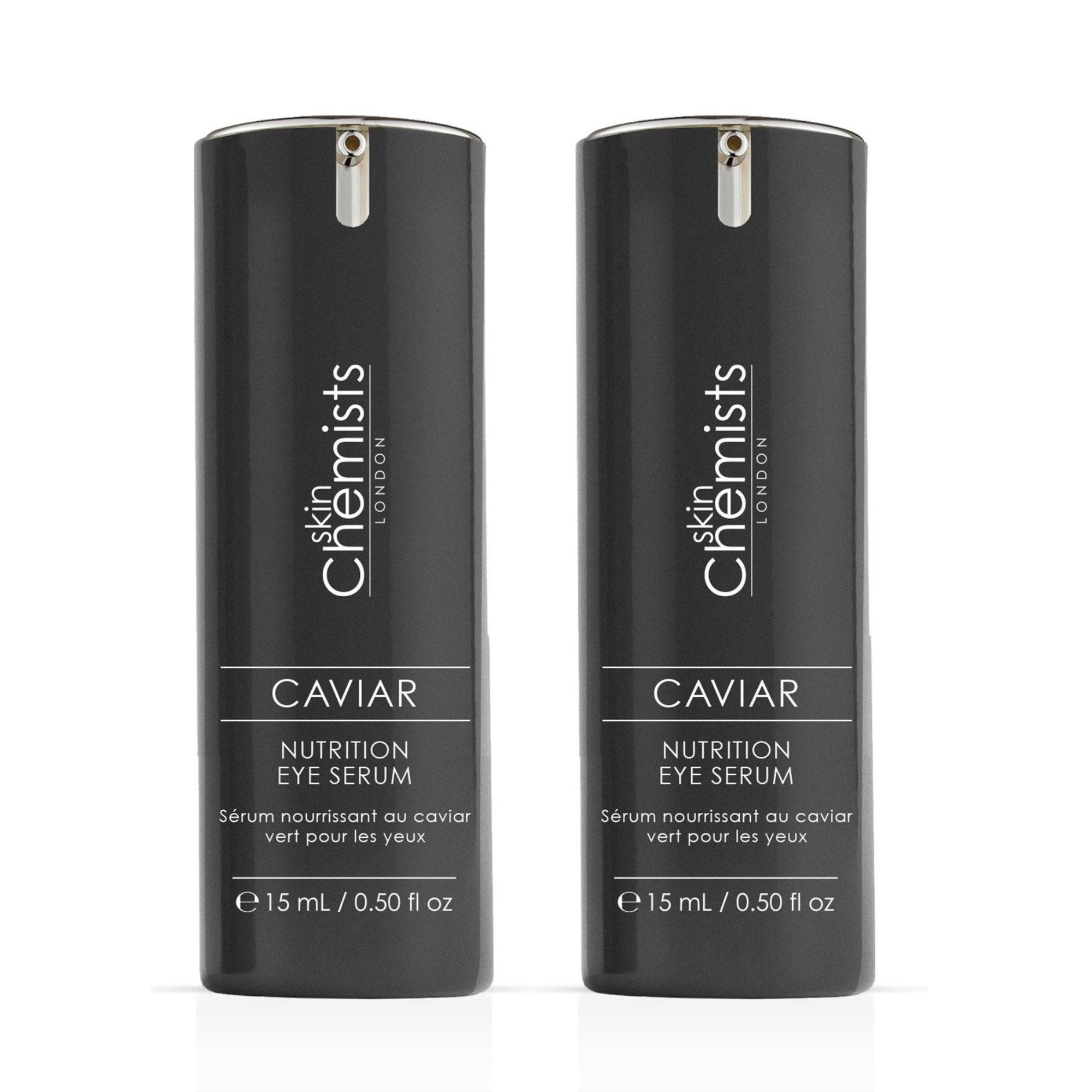 skinChemists Caviar Nutrition Eye Serum 15ml Twin Value Savings Pack