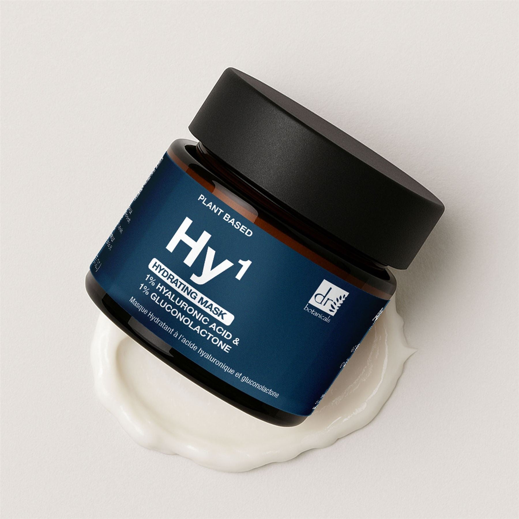 Dr Botanicals Hydrating Face Mask | 1% Hyaluronic Acid & 1% Gluconolactone | Smooths, Hydrates & Revitalises | 60ml