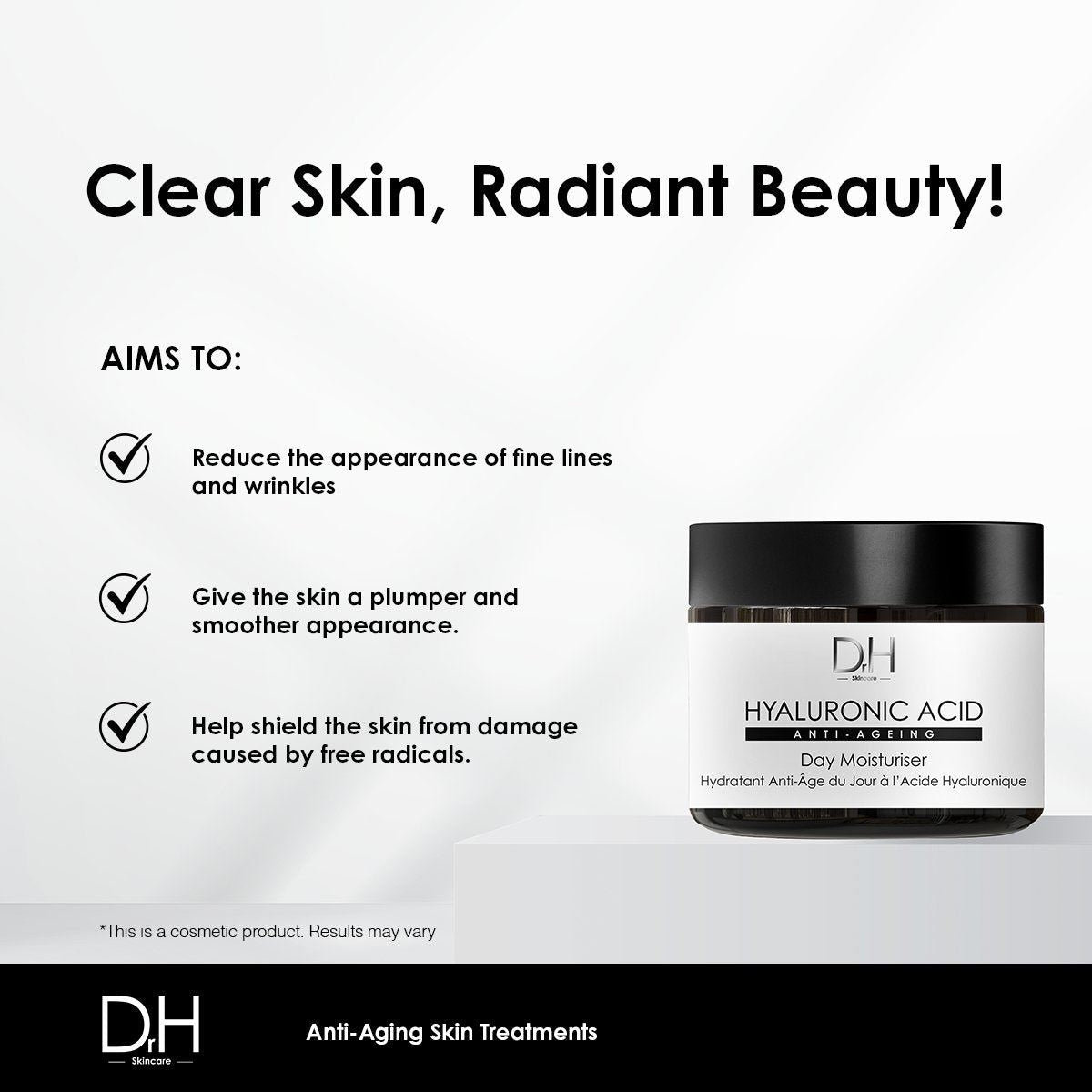 Dr H Hyaluronic Acid Facial Serum + Day Moisturiser