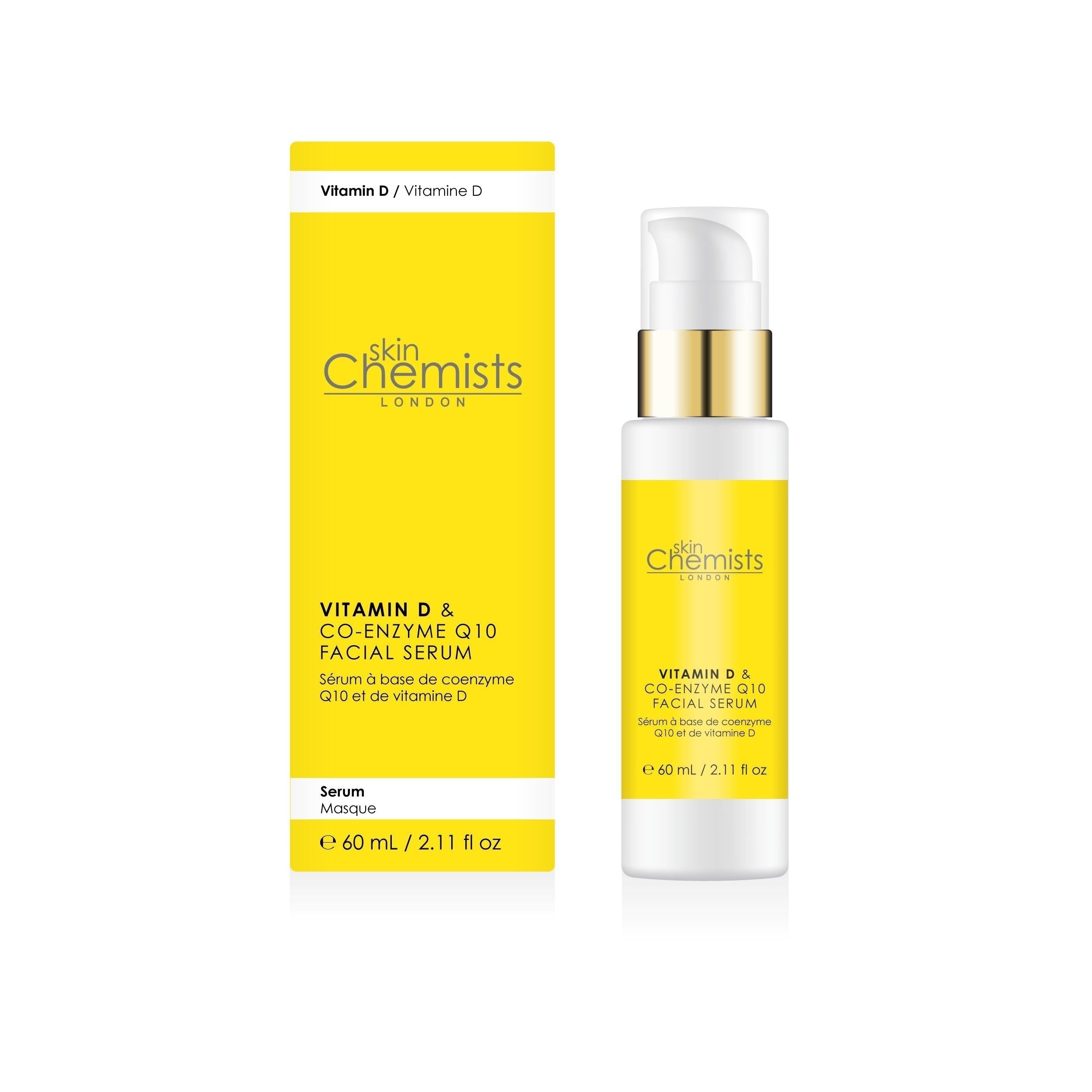 skinChemists Vitamin D Co-Enzyme Q10 & Vitamin D Serum 50ml Twin Value Savings Pack