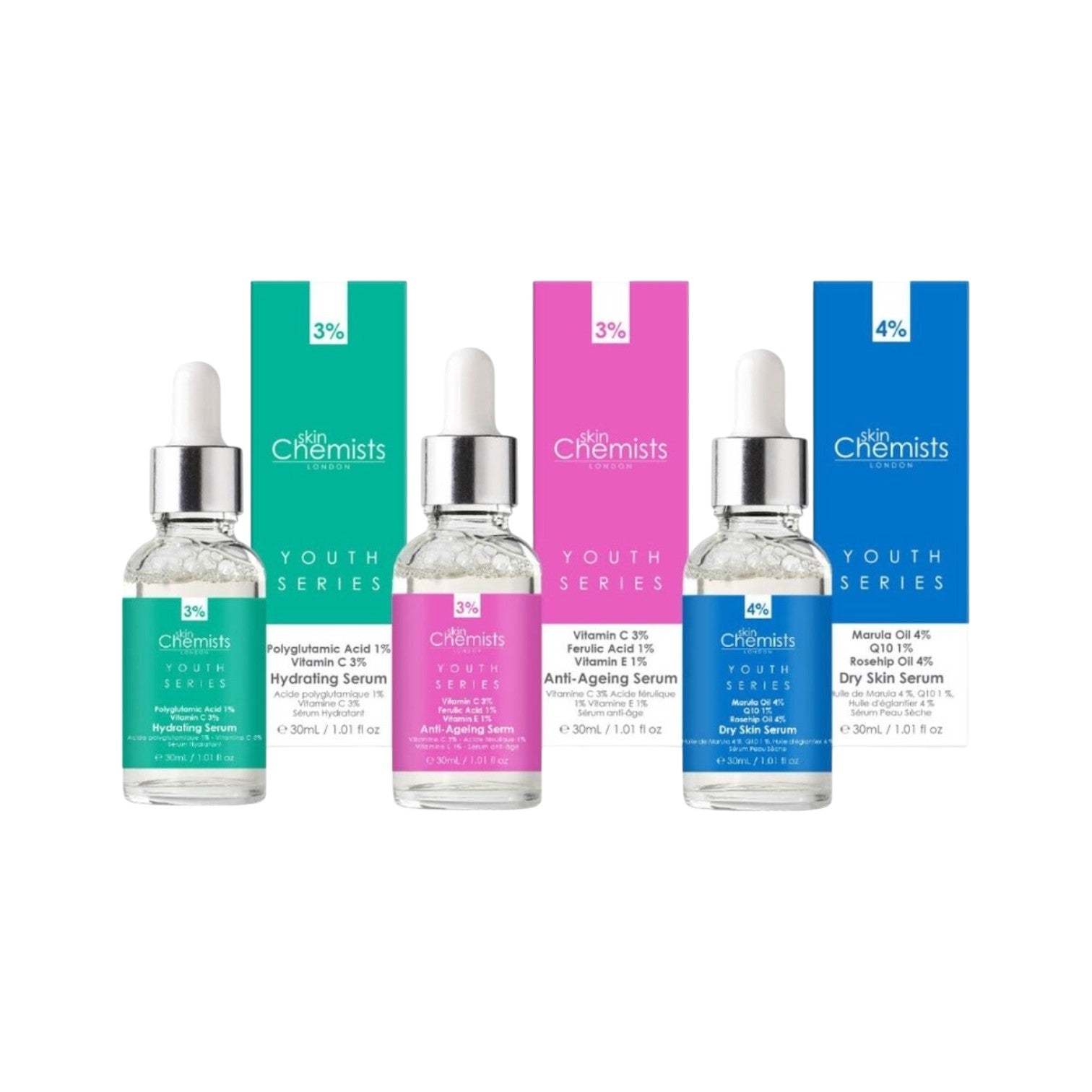 Anti-Aging Serum Trio - skinChemists