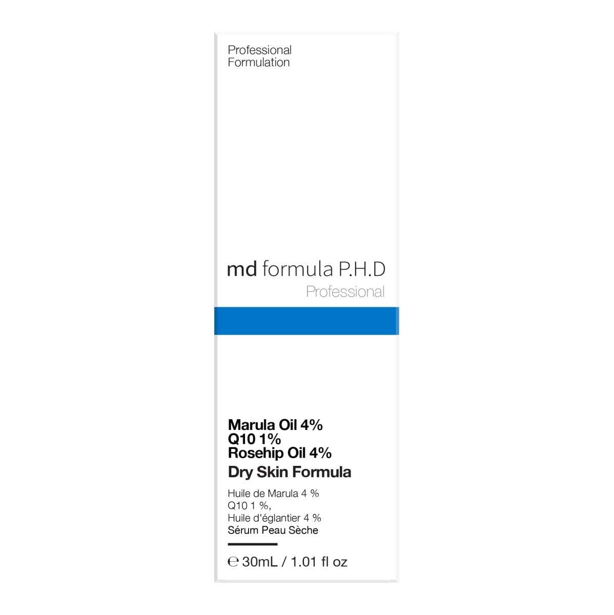 Dry Skin Serum Marulua Oil 4%, Q10 1%, Rosehip Oil 4% 30ml