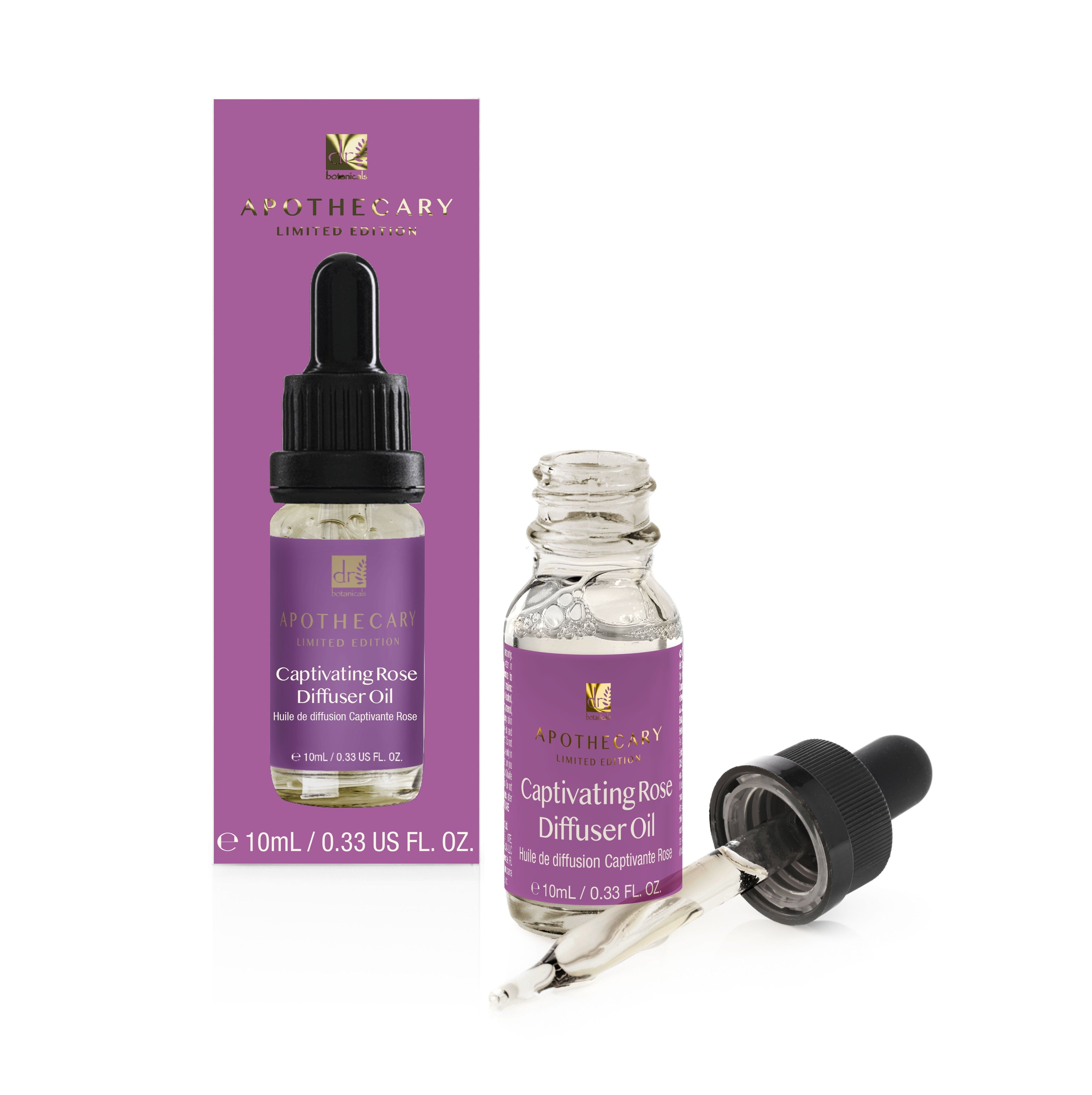 Dr Botanicals Premium 5 In 1 Aromatherapy Captivating Rose Diffuser Kit