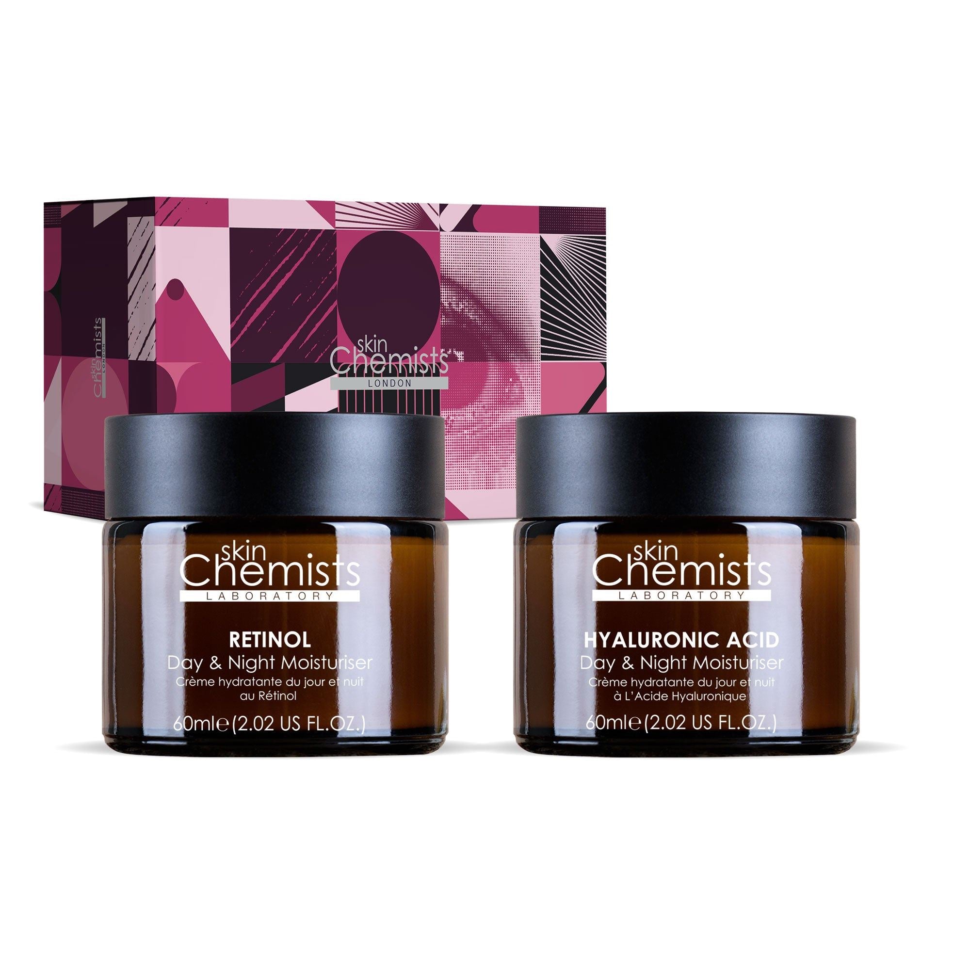skinChemists Retinol Moisturiser & Hyaluronic Acid Moisturiser