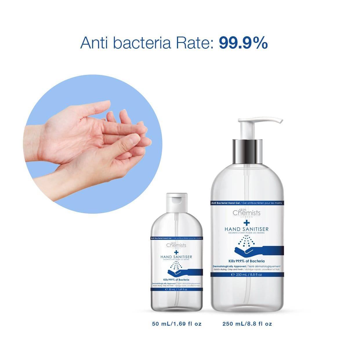 skinChemists Hand Sanitiser 250ml Pack Of 6