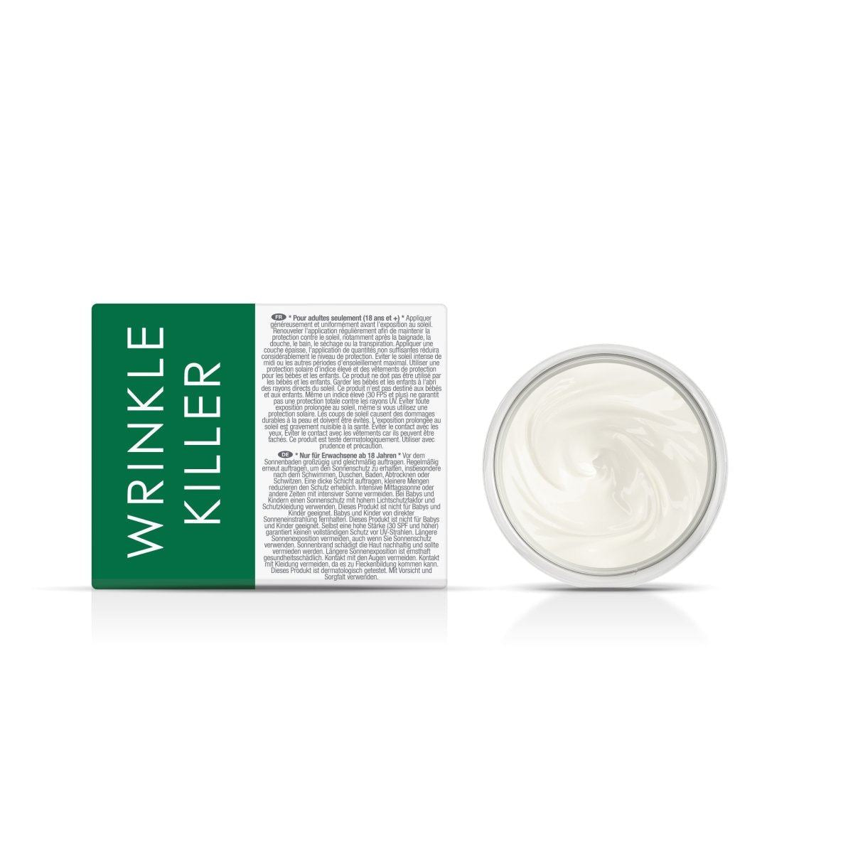 SPF30 Wrinkle Killer Sun Protection Day Moisturiser with Hyaluronic Acid, Antioxidants, & Citric Acid (Hybrid Formula)