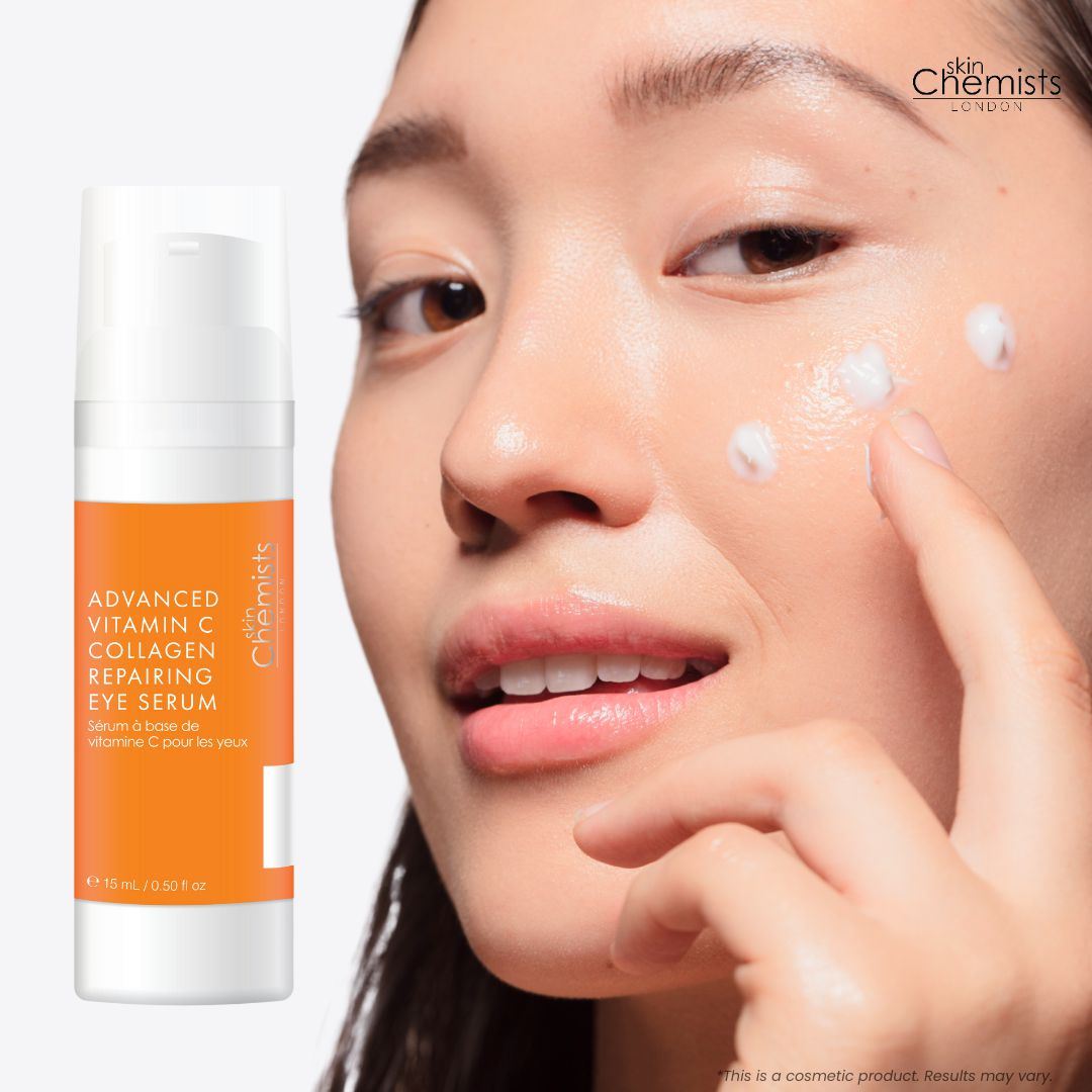skinChemists Advanced Vitamin C Collagen Repairing Eye Serum 15ml Twin Value Savings Pack