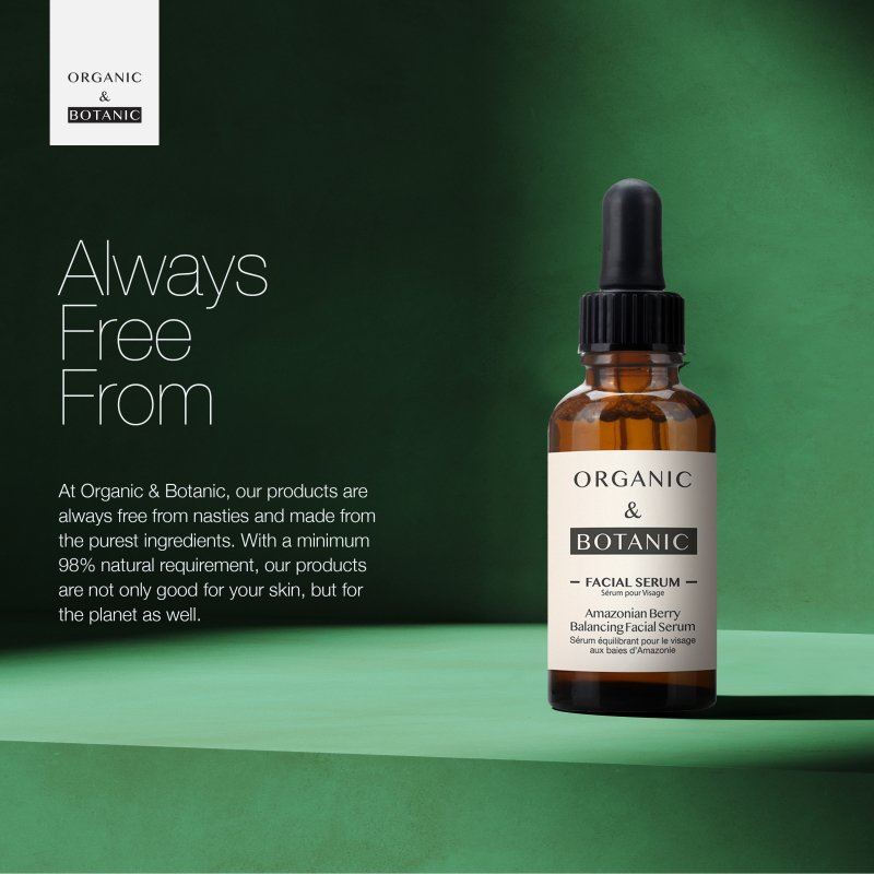 Amazonian Berry Serum with Hyaluronic Acid & Vitamin C - 30ml - Antioxidant-Rich, Hydrating