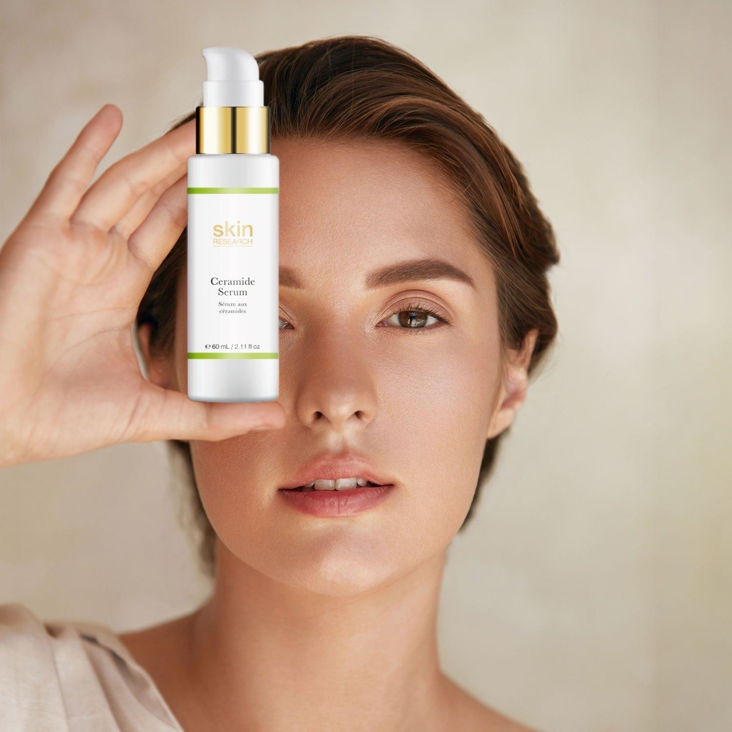 Skin Research Ceramide Serum 60ml Twin Value Savings Pack