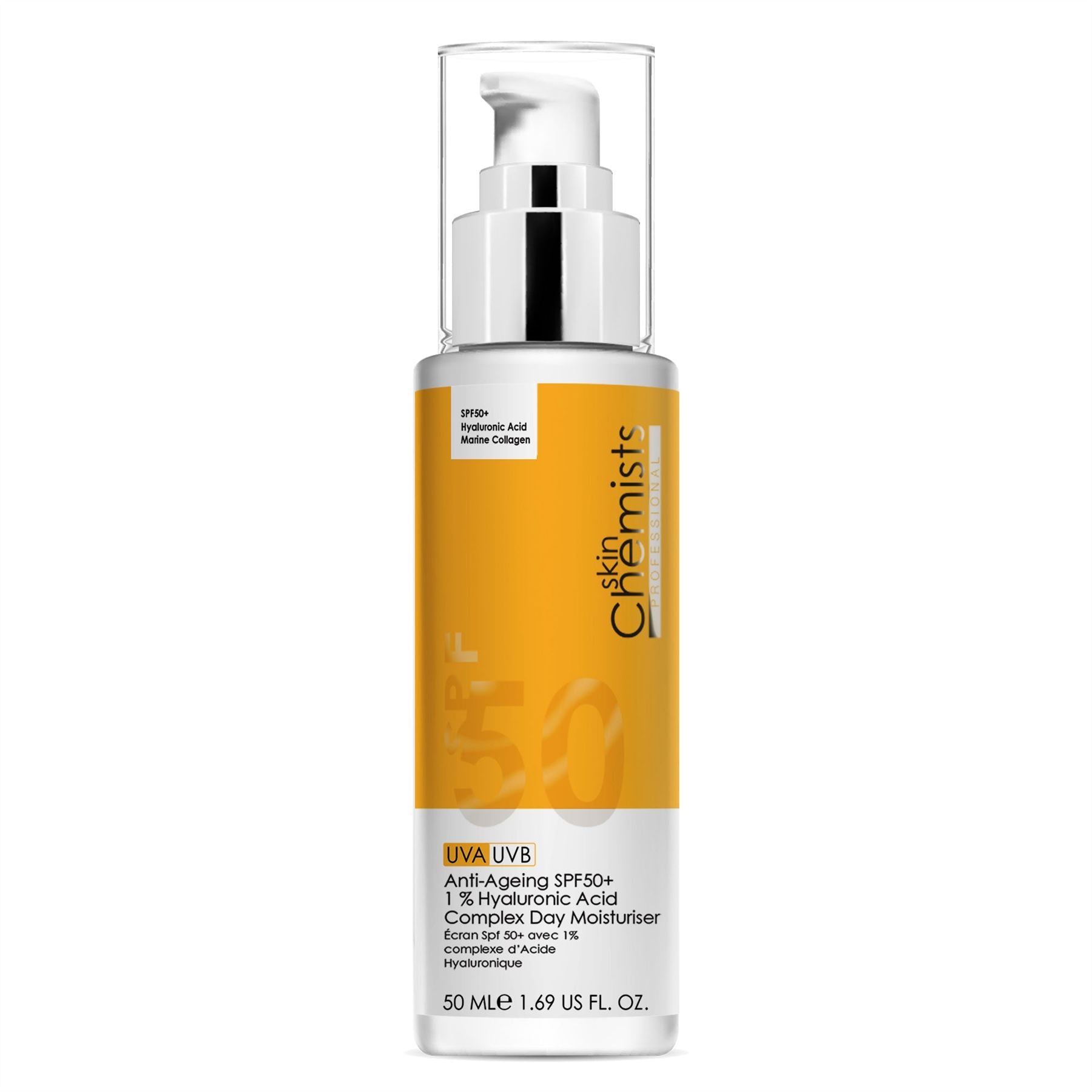 Anti-Ageing SPF50+ 1 % Hyaluronic Acid Complex Day Moisturiser