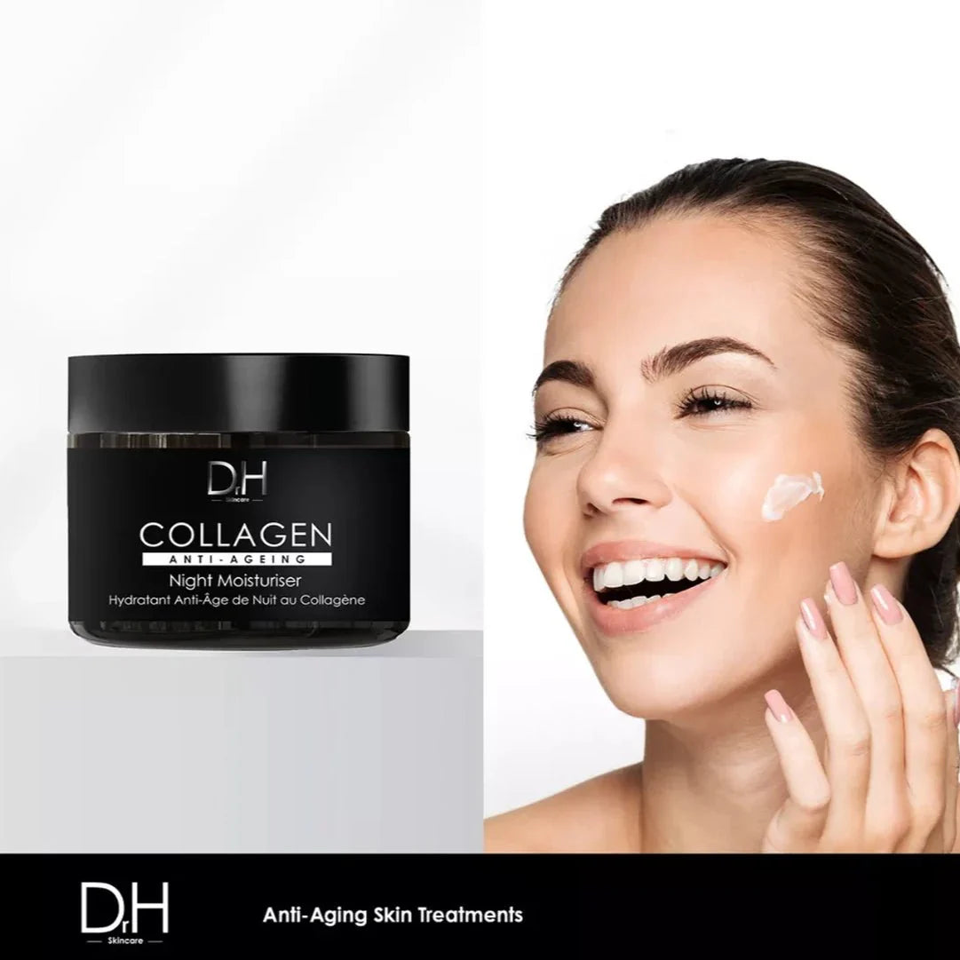 Dr H Collagen Anti-Ageing Night Moisturiser 60ml - skinChemists