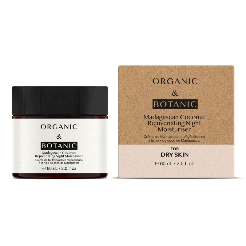 Madagascan Coconut Night Cream - 60ml - Deeply Hydrating & Nourishing with Vitamin C for Smooth, Supple, & Radiant Skin