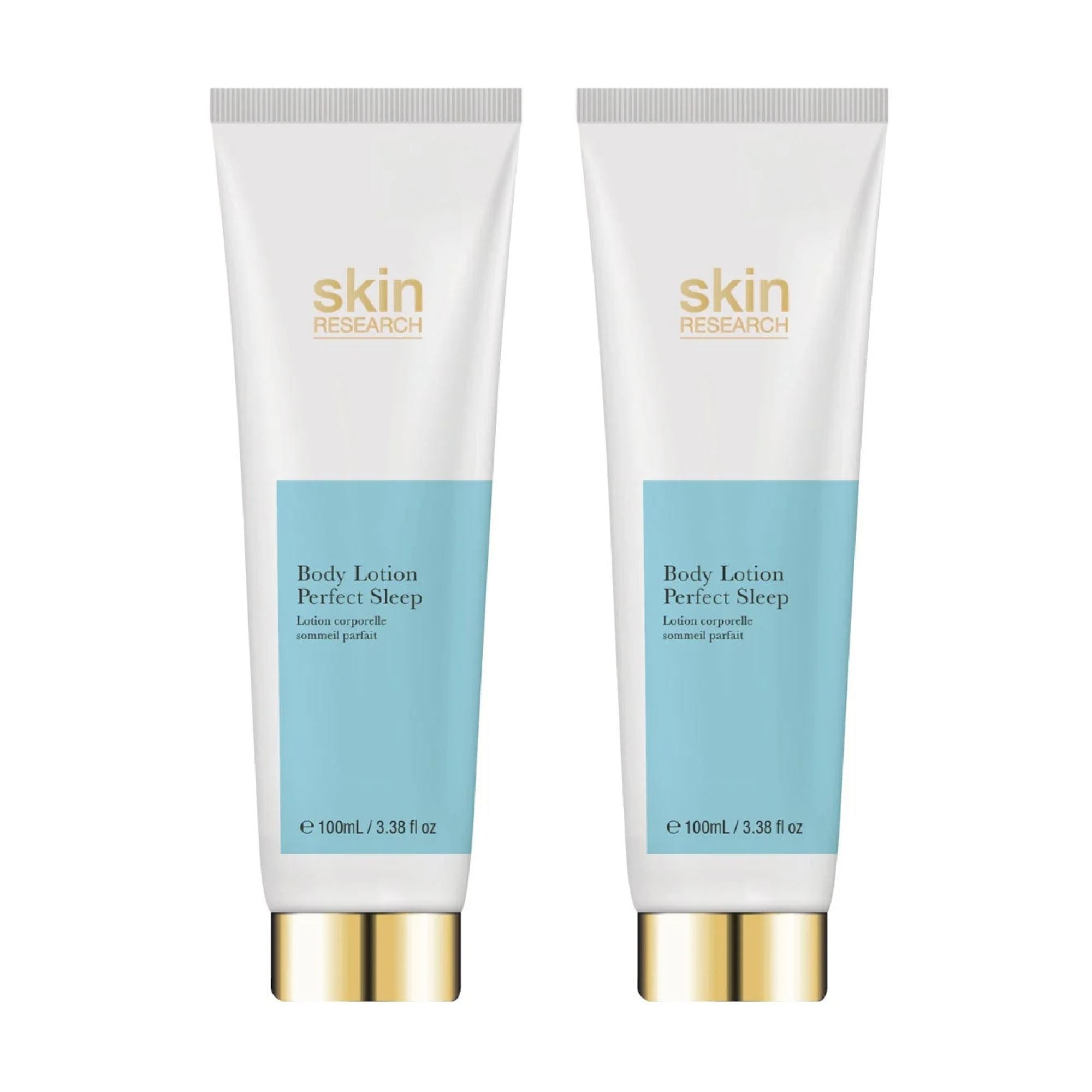 Skin Research Body Lotion For Perfect Sleep 100ml Twin Value Savings Pack