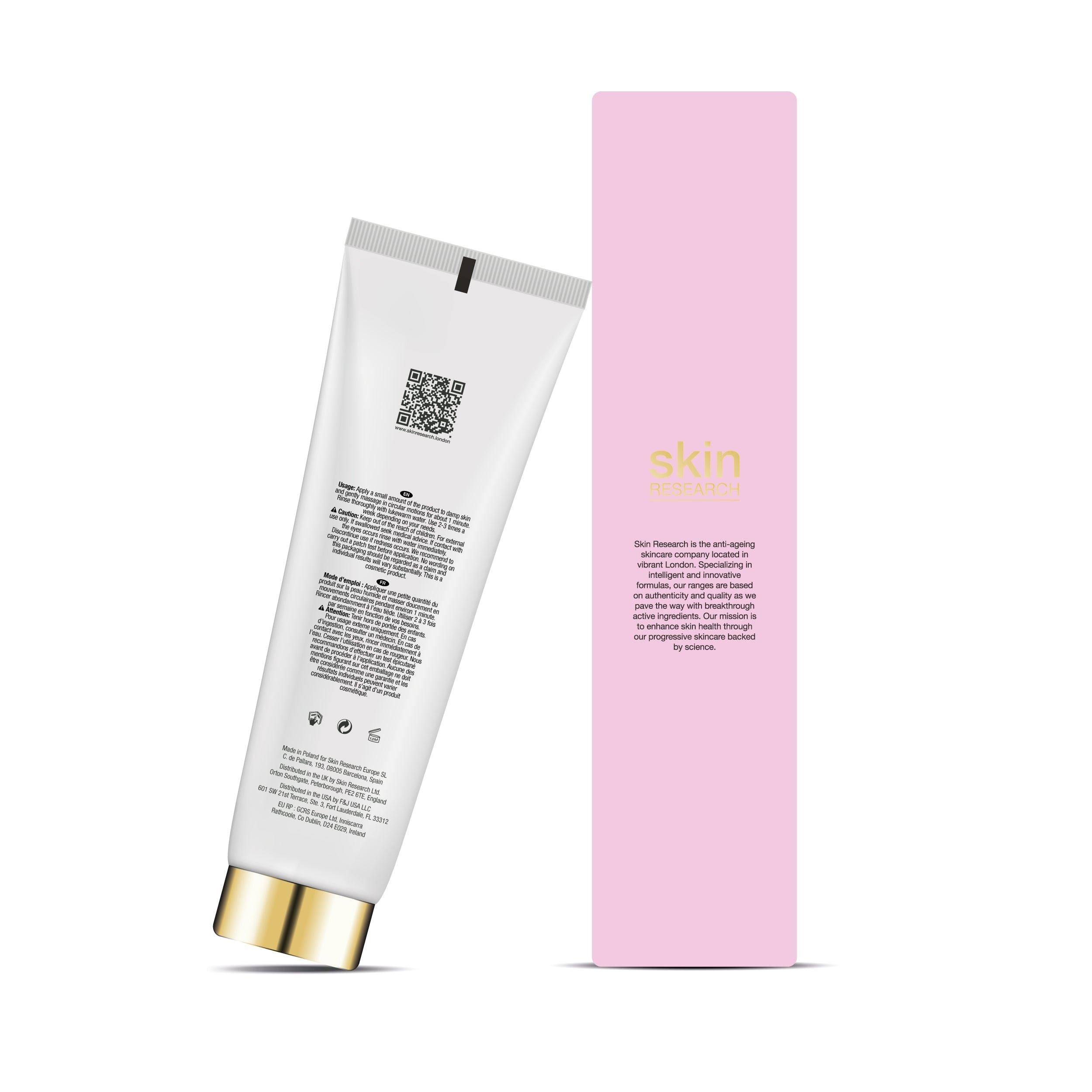 Skin Research Fruit Face Exfoliator 100ml Twin Value Savings Pack