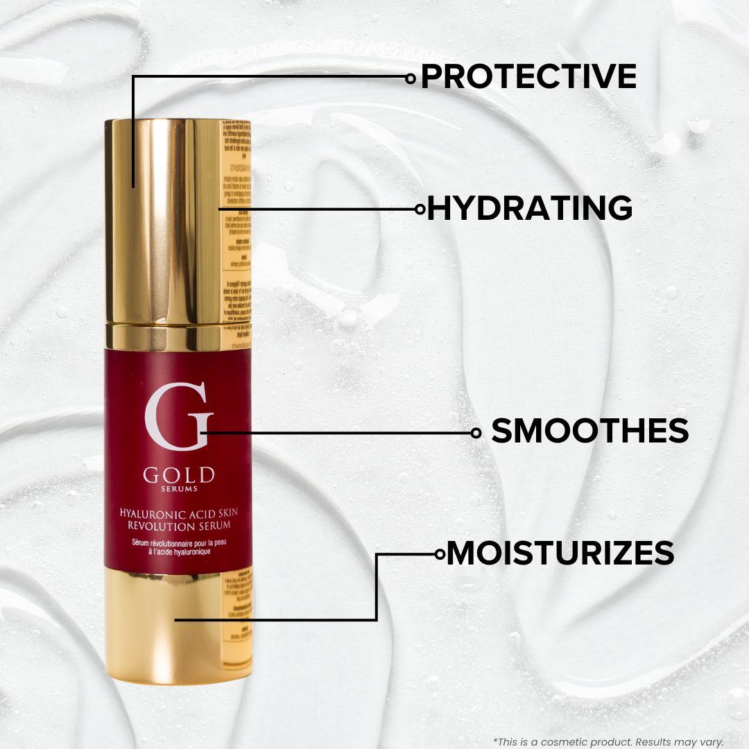 Gold Serums Hyaluronic Acid Skin Revolution Serum 30ml Twin Value Savings Pack