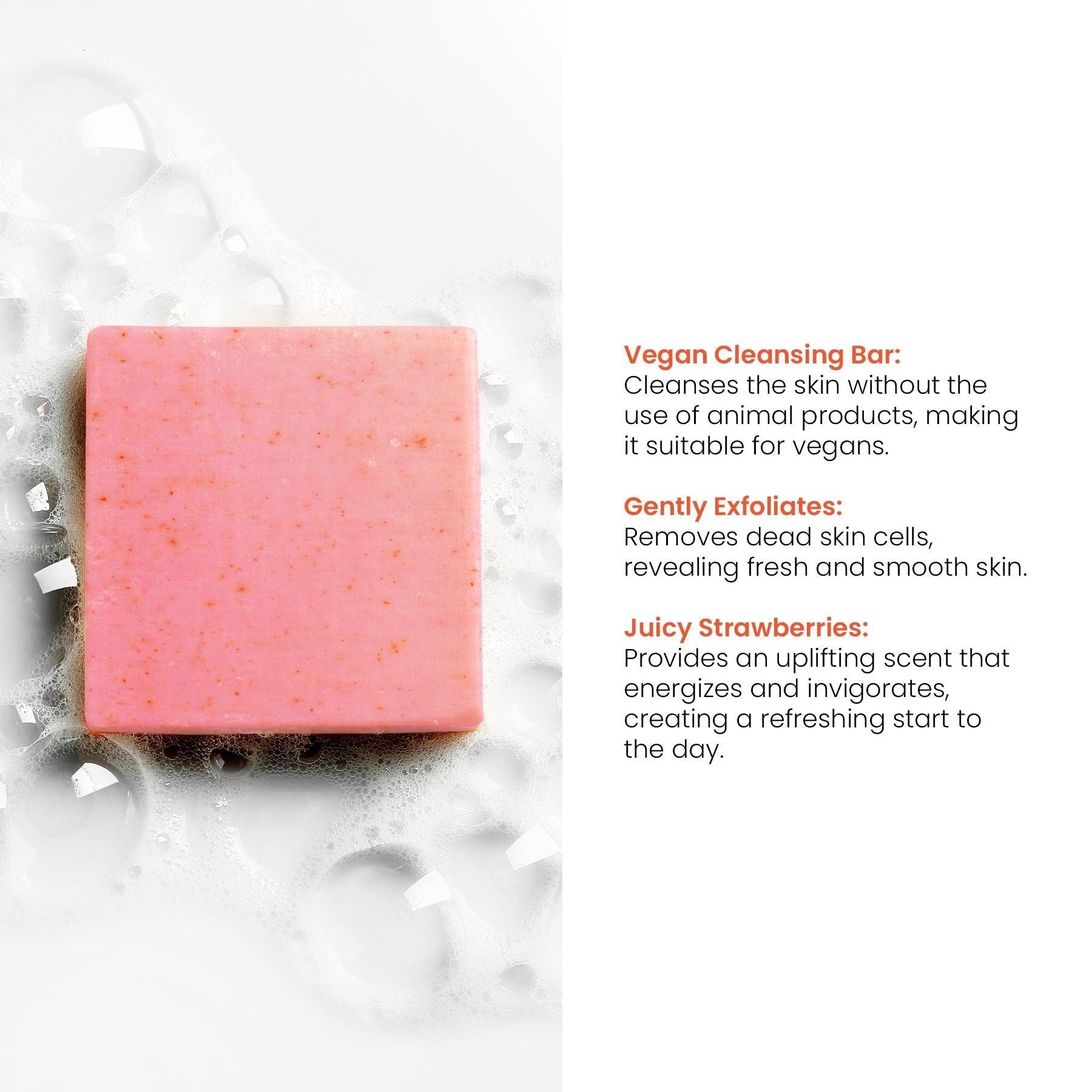 skinChemists No.80 Rose Cleansing Facial Bar 100g Twin Value Savings Pack