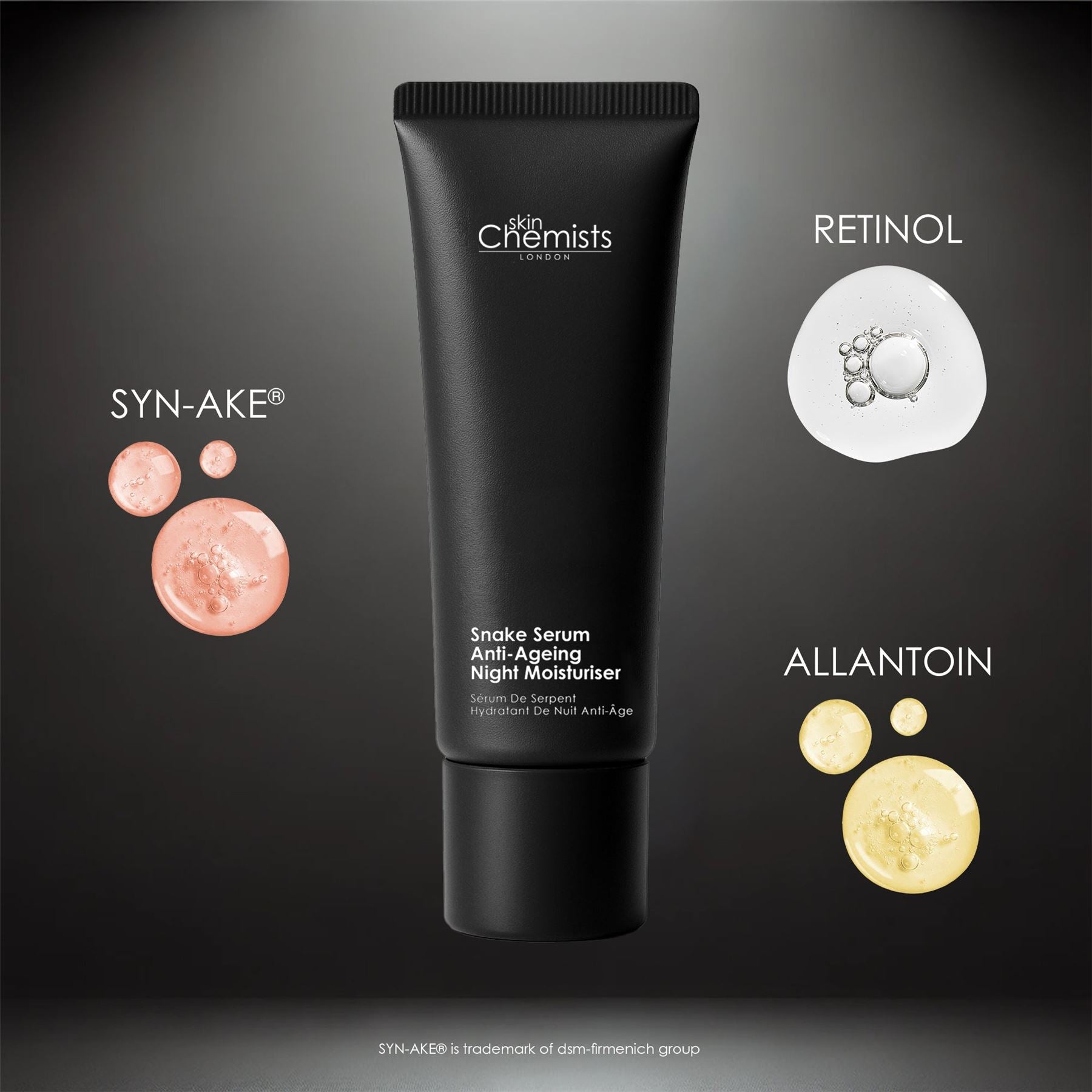 skinChemists Snake Serum Anti-Ageing Night Moisturiser 50ml