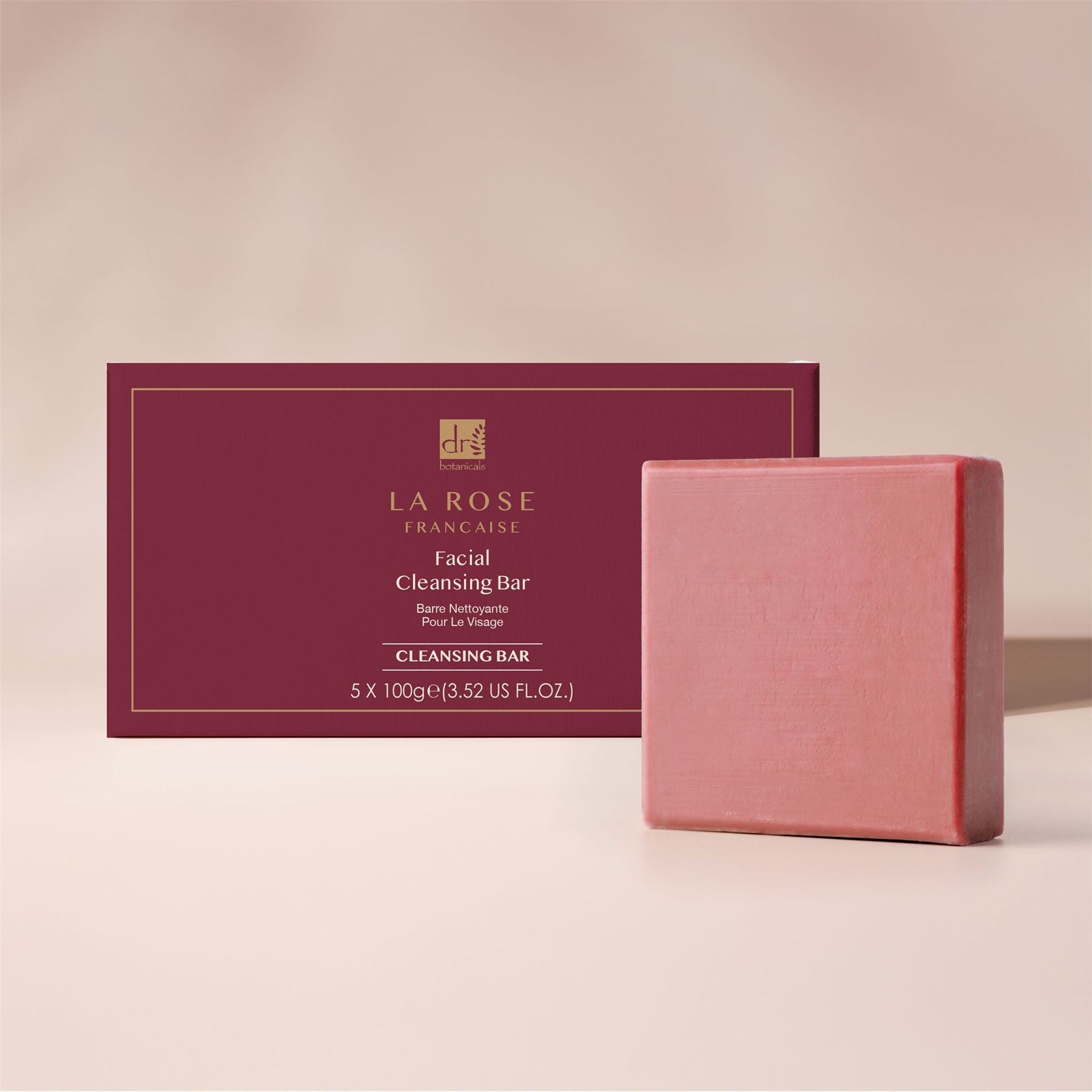 La Rose Française Facial Cleansing Bar Pack of 5 100g x 5