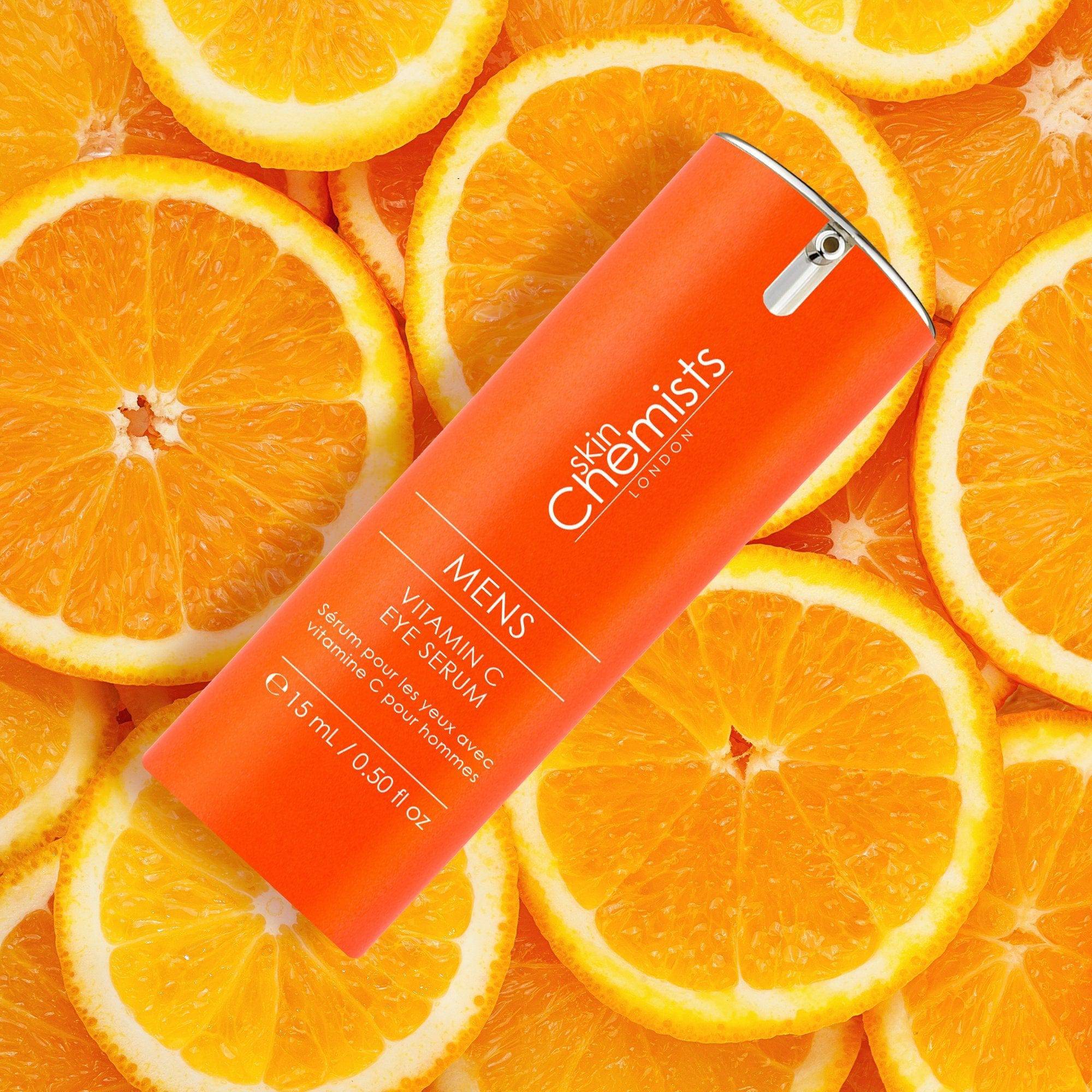 skinChemists Men's Vitamin C Eye Serum 15ml Twin Value Savings Pack